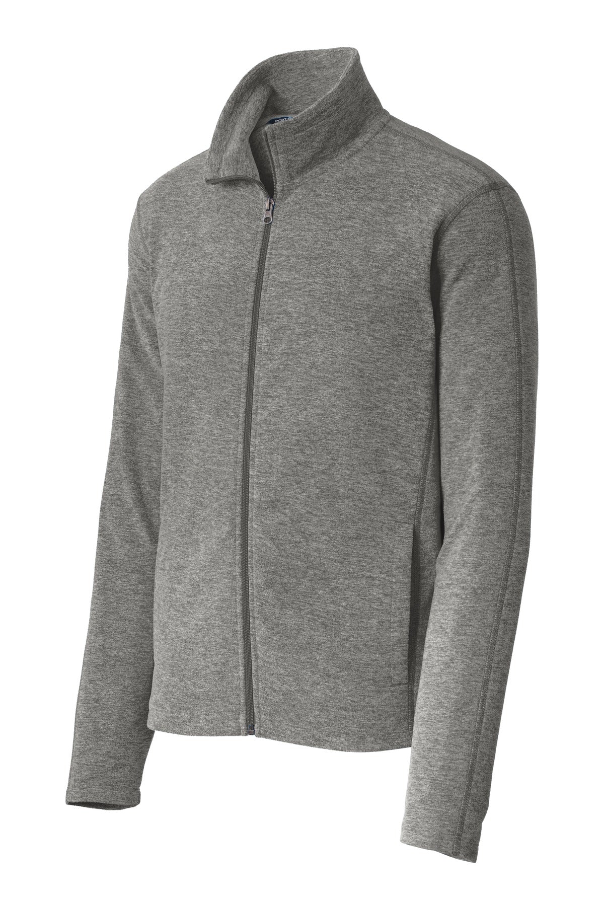 Port Authority Heather Microfleece Full-Zip Jacket F235