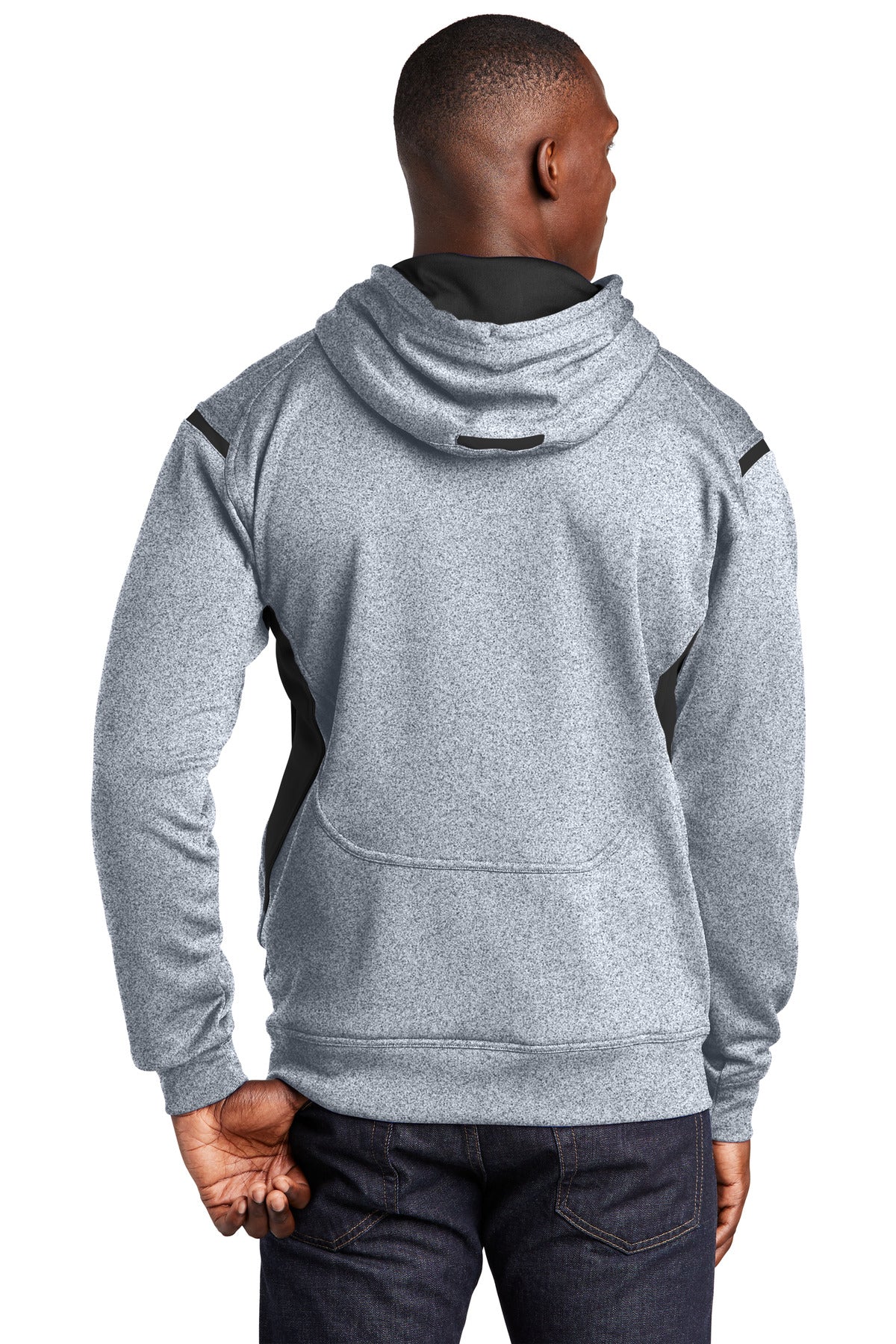 Sport-Tek Tech Fleece Colorblock Hooded Sweatshirt F246