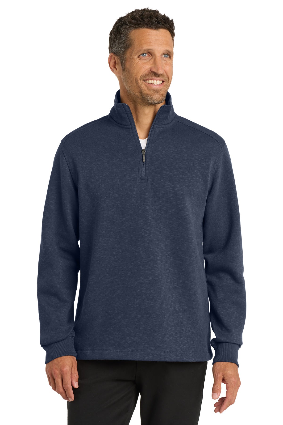 Port Authority Slub Fleece 1/4-Zip Pullover F295