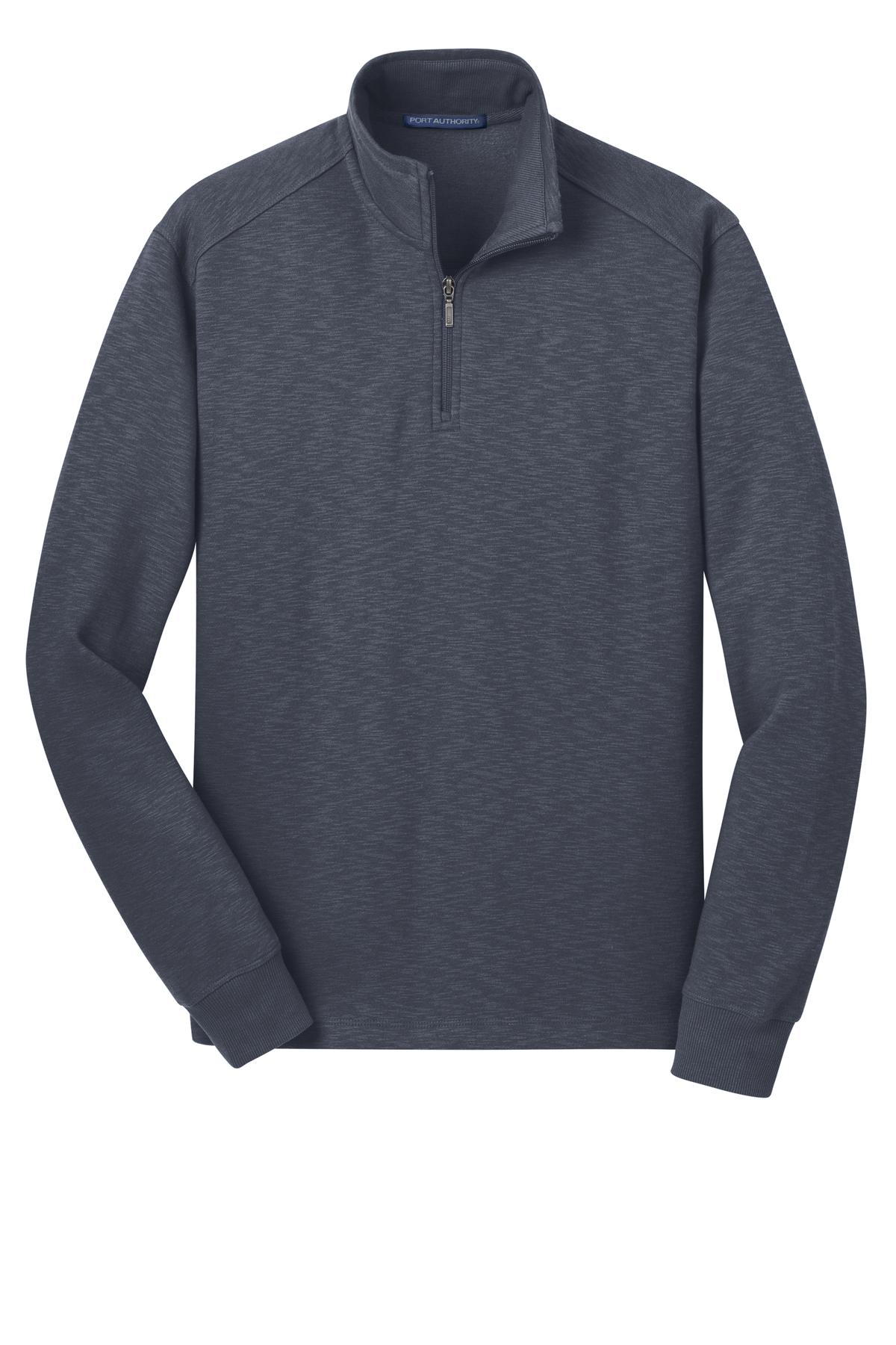 Port Authority Slub Fleece 1/4-Zip Pullover F295