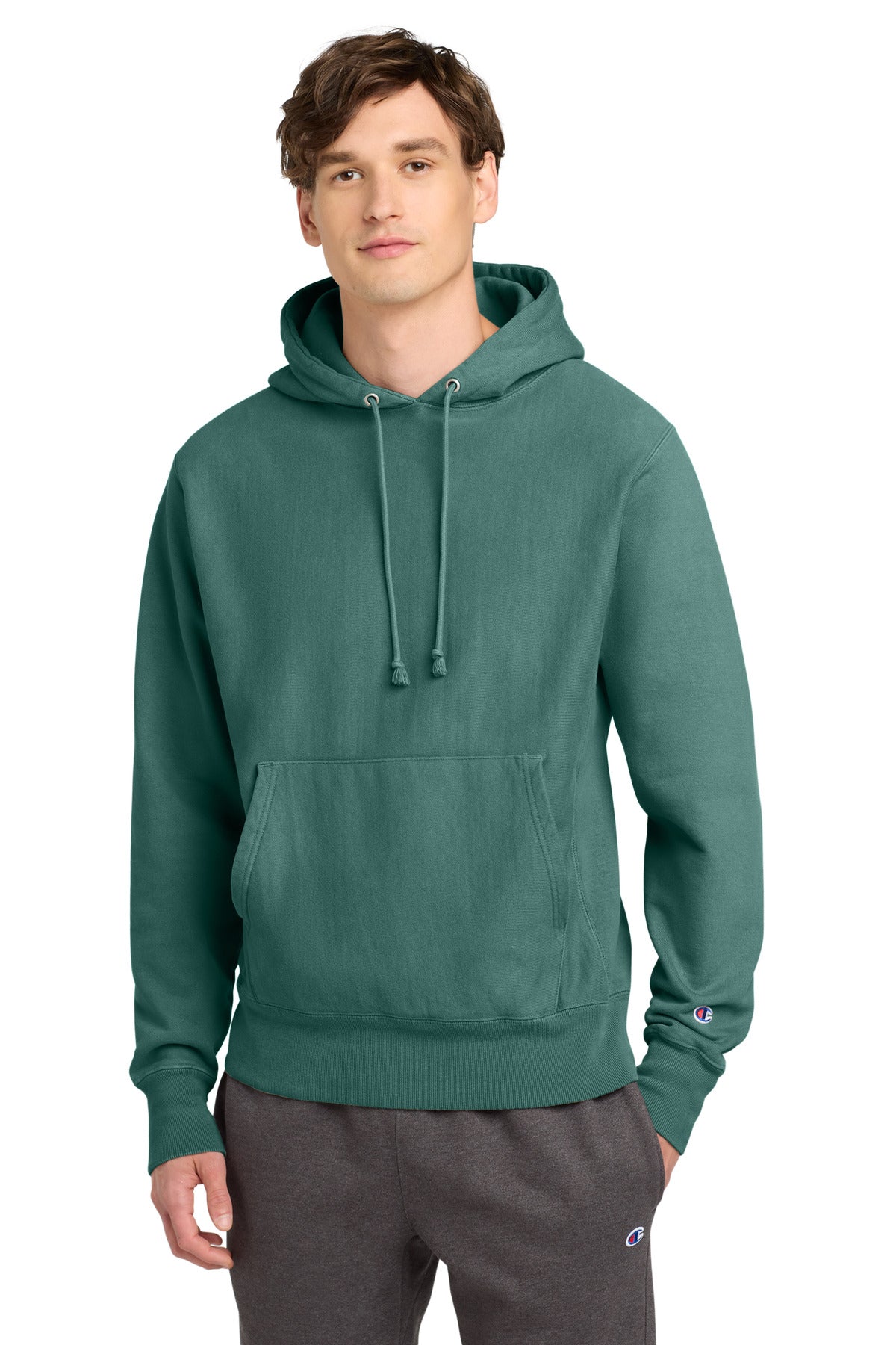 Champion Reverse Weave Garment-Dyed Hooded Sweatshirt GDS101