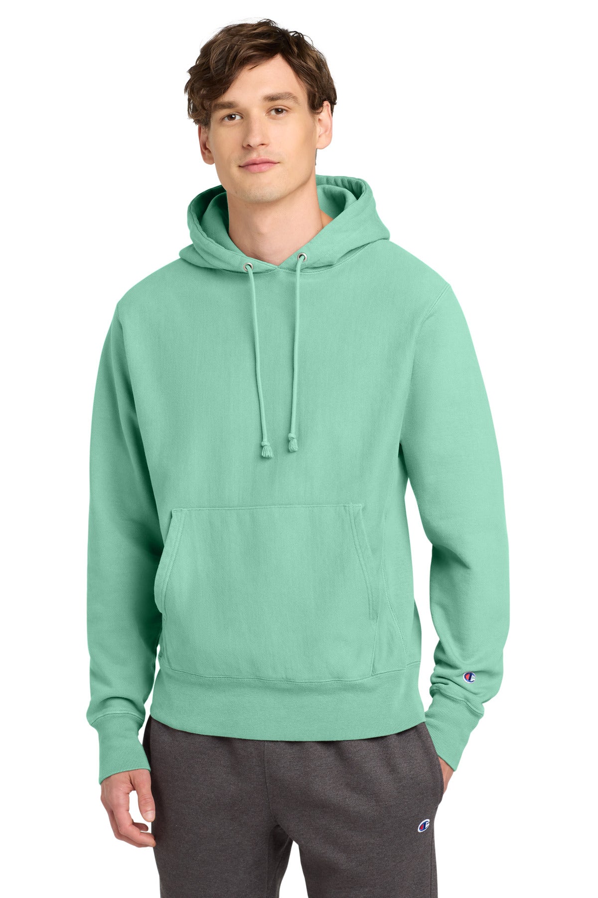 Champion Reverse Weave Garment-Dyed Hooded Sweatshirt GDS101