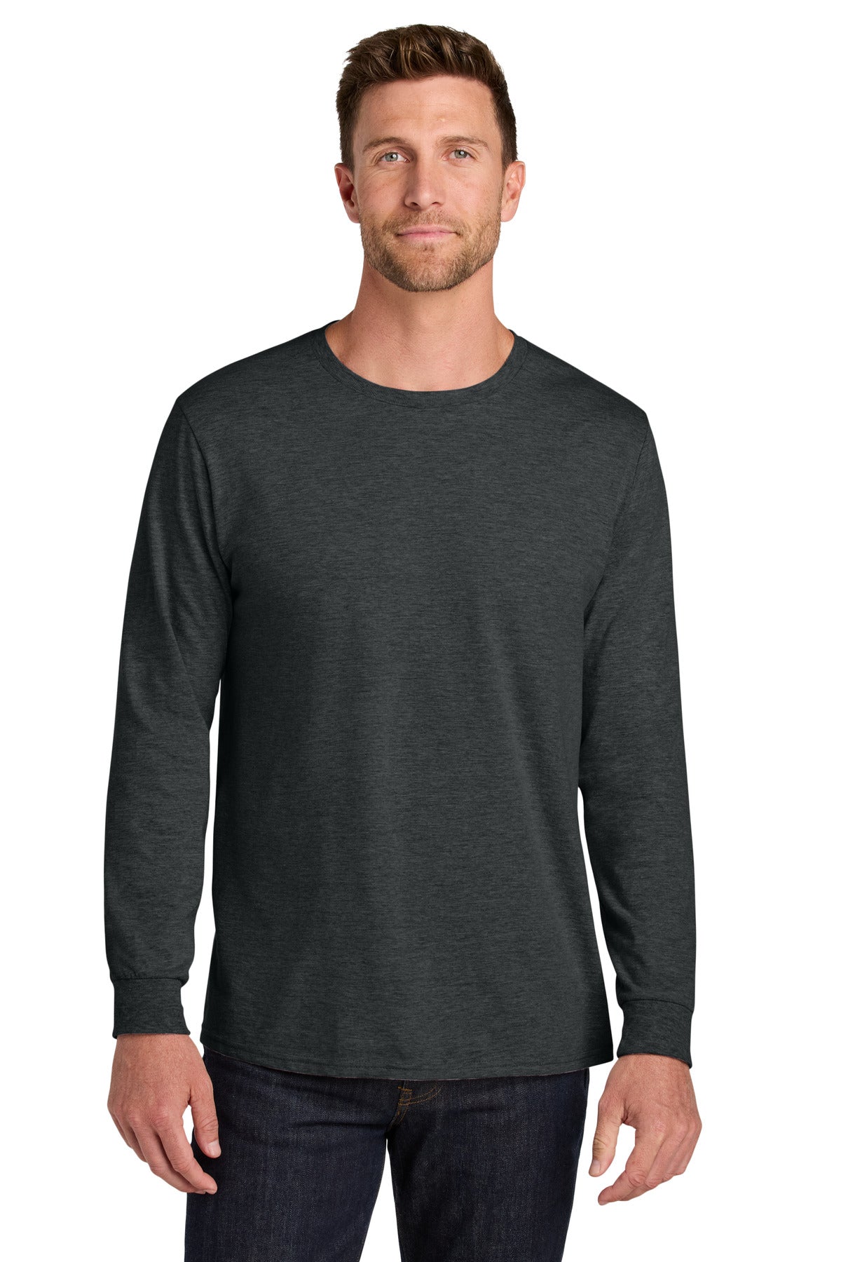 Jerzees Ultimate Unisex Ring Spun Long Sleeve T-Shirt IC46L