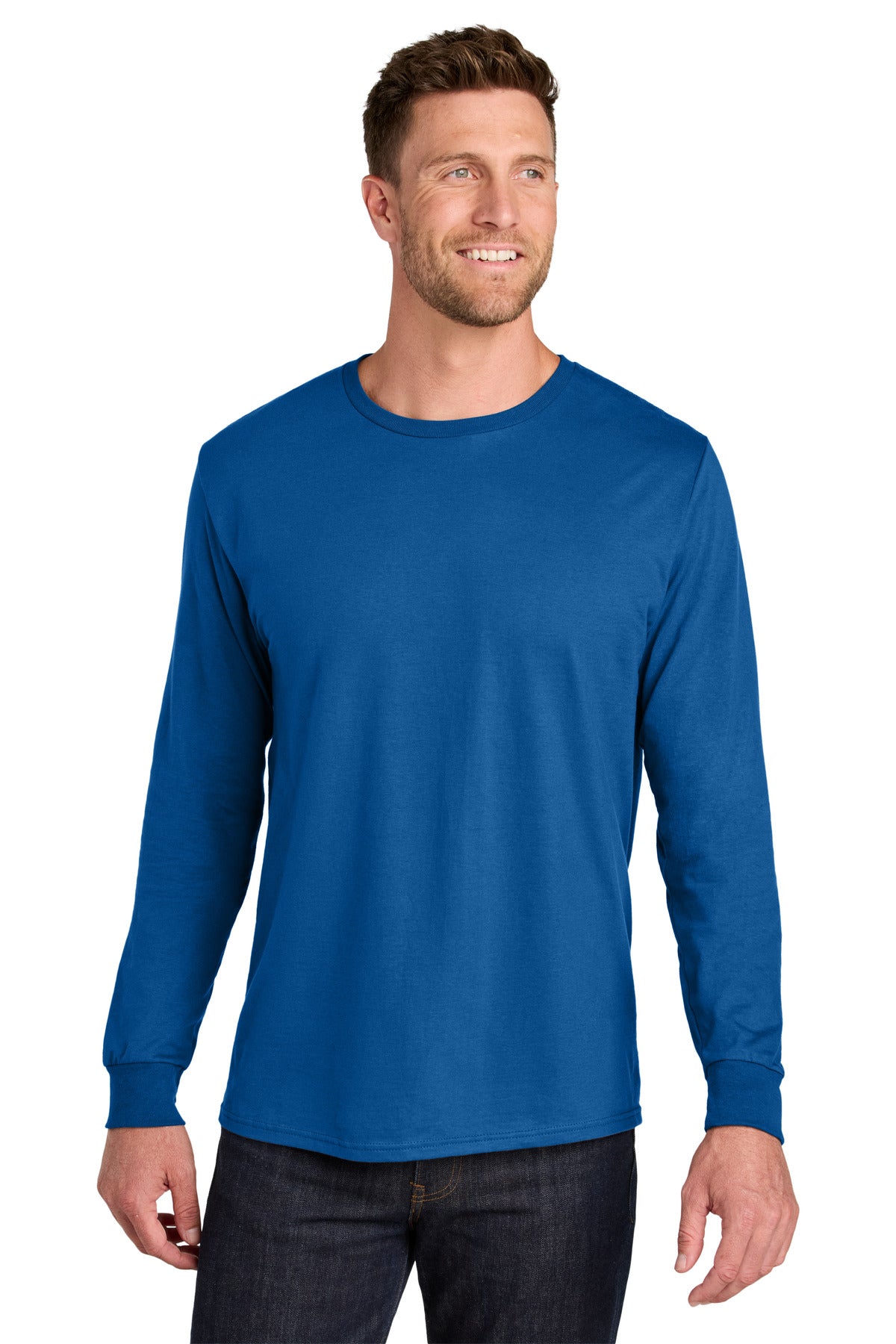 Jerzees Ultimate Unisex Ring Spun Long Sleeve T-Shirt IC46L