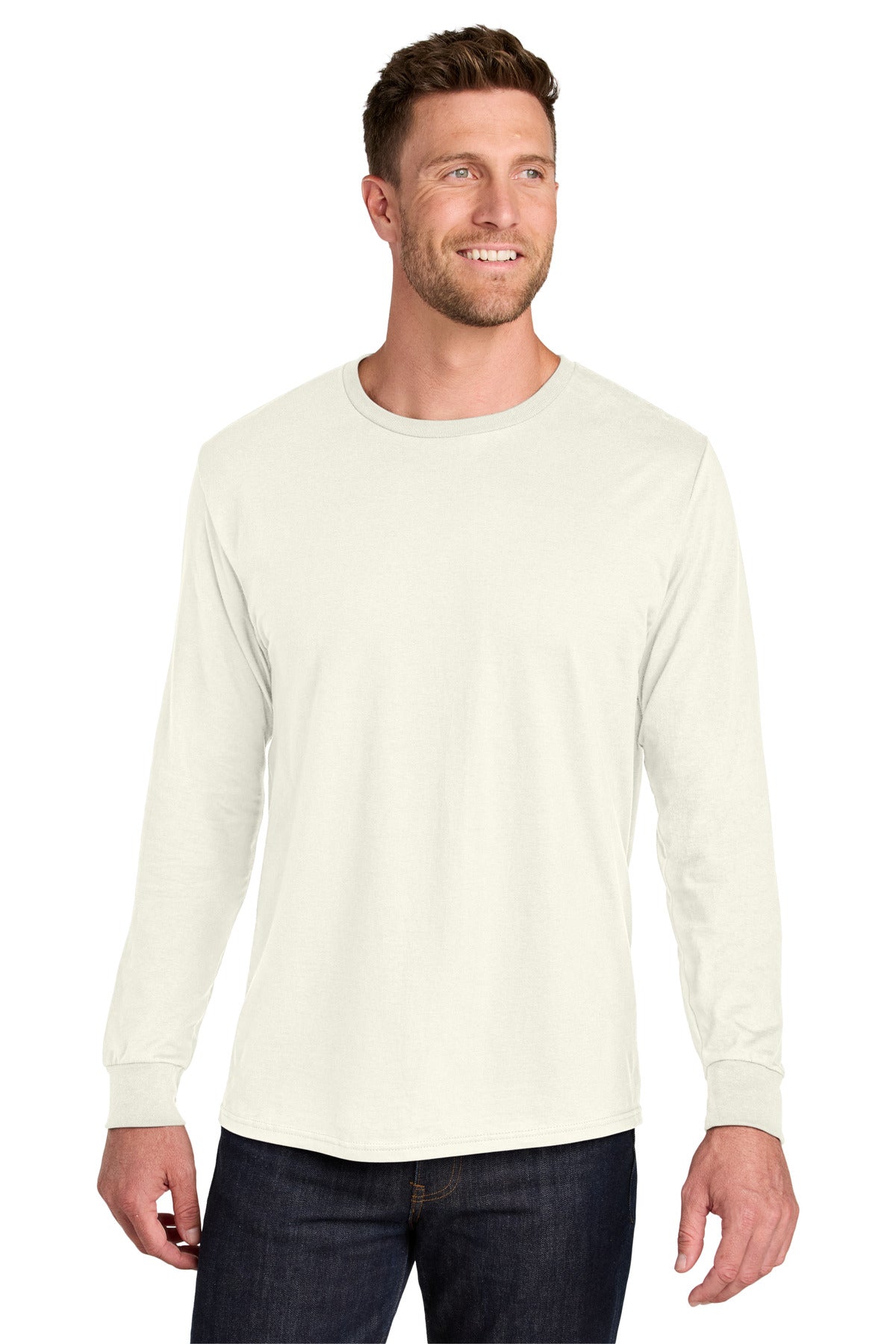 Jerzees Ultimate Unisex Ring Spun Long Sleeve T-Shirt IC46L