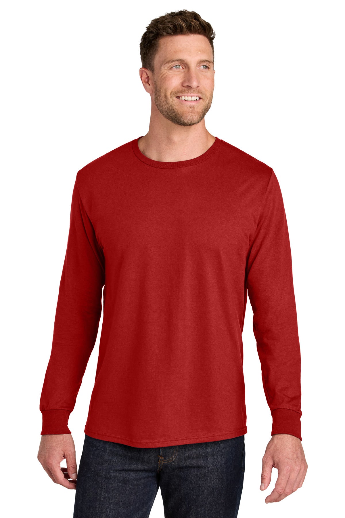 Jerzees Ultimate Unisex Ring Spun Long Sleeve T-Shirt IC46L