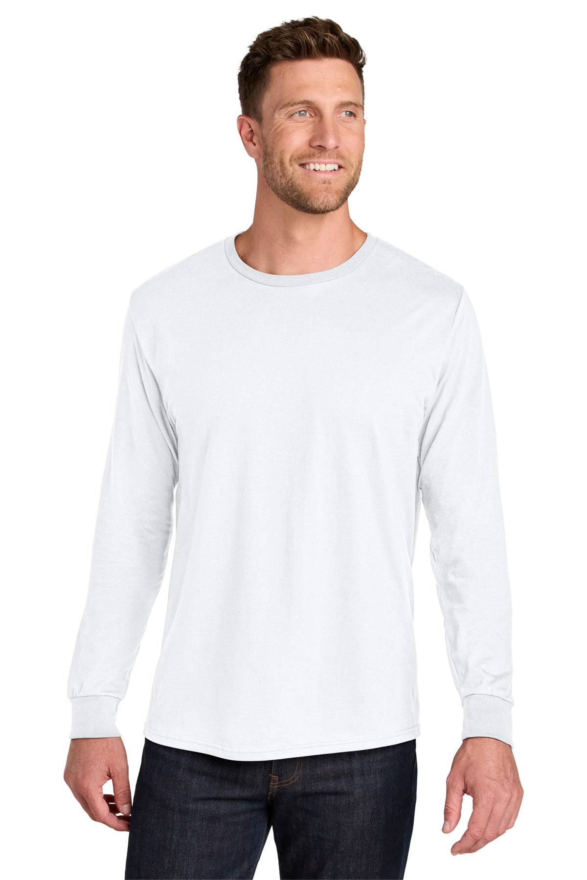 Jerzees Ultimate Unisex Ring Spun Long Sleeve T-Shirt IC46L