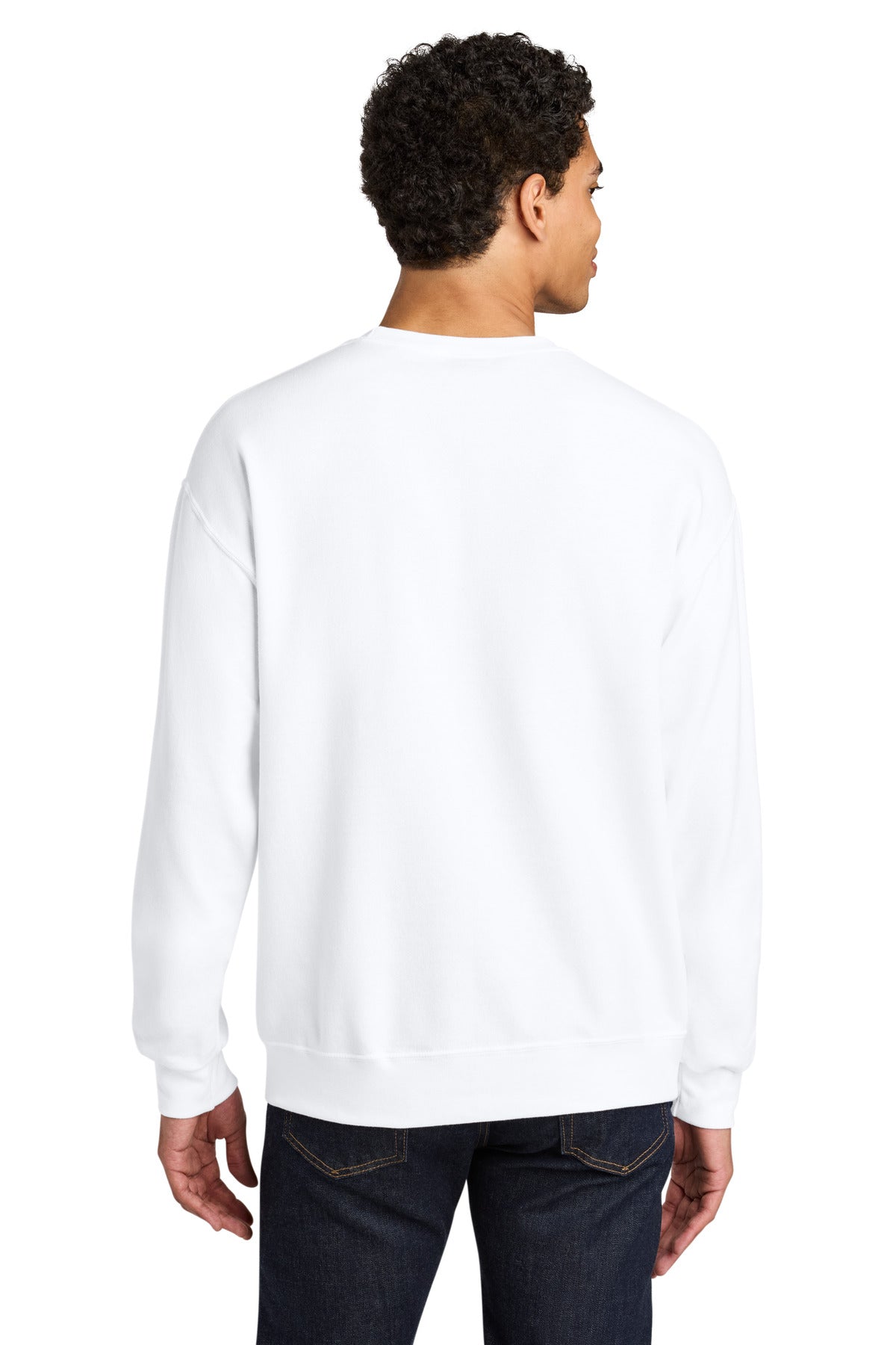 Jerzees Ultimate Unisex CVC Ring Spun Crewneck Sweatshirt IC48M