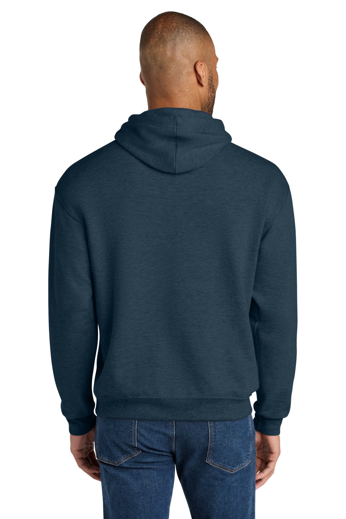 Jerzees Ultimate Unisex CVC Ring Spun Hooded Sweatshirt IC49M