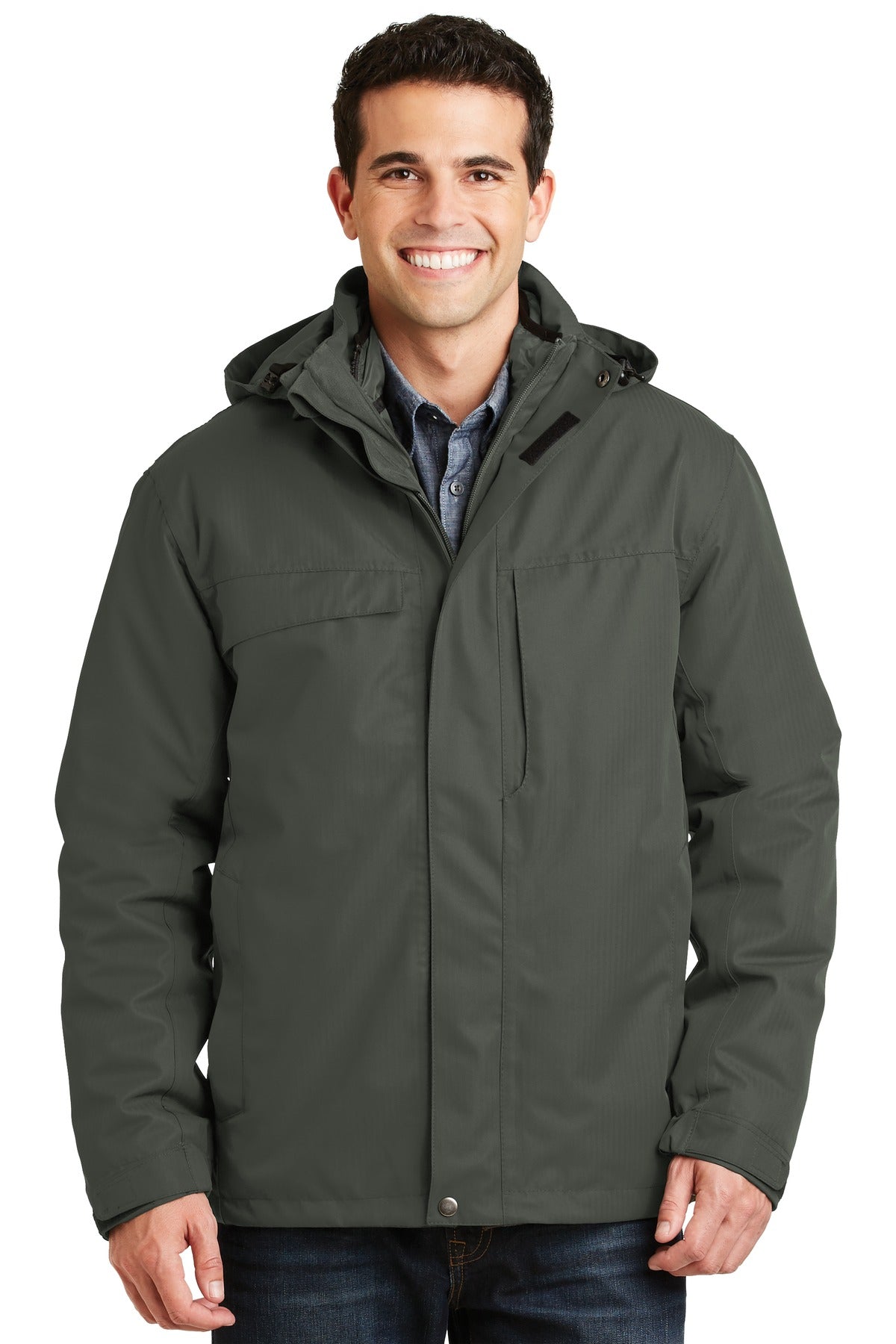 Port Authority Herringbone 3-in-1 Park J302