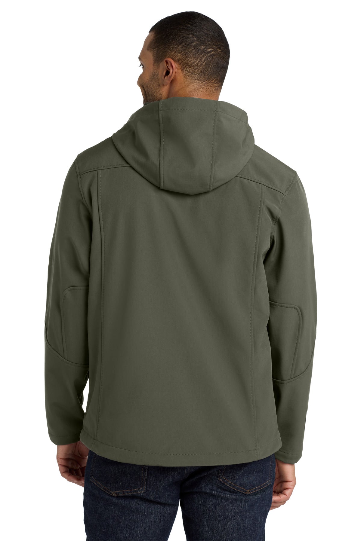 Port Authority Textured Hooded Soft Shell Jacket J706