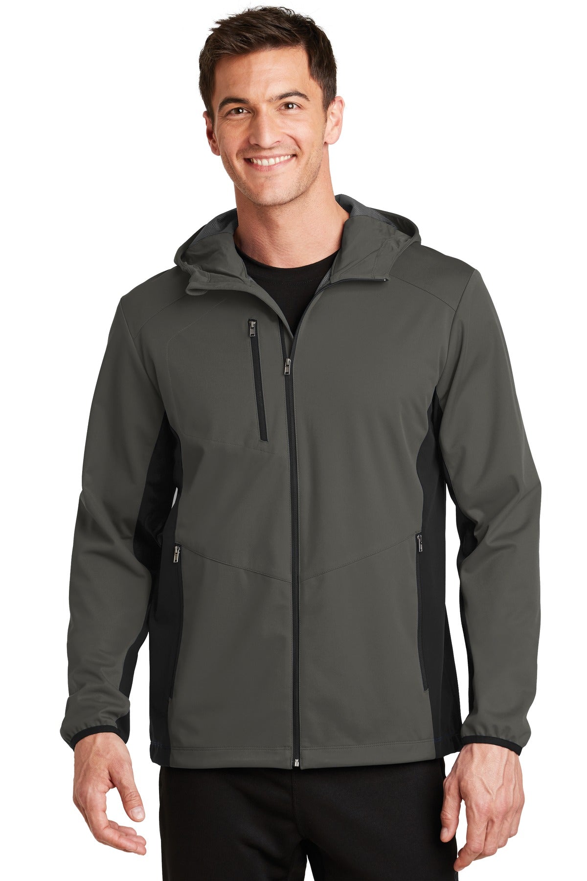 Port Authority Active Hooded Soft Shell Jacket J719