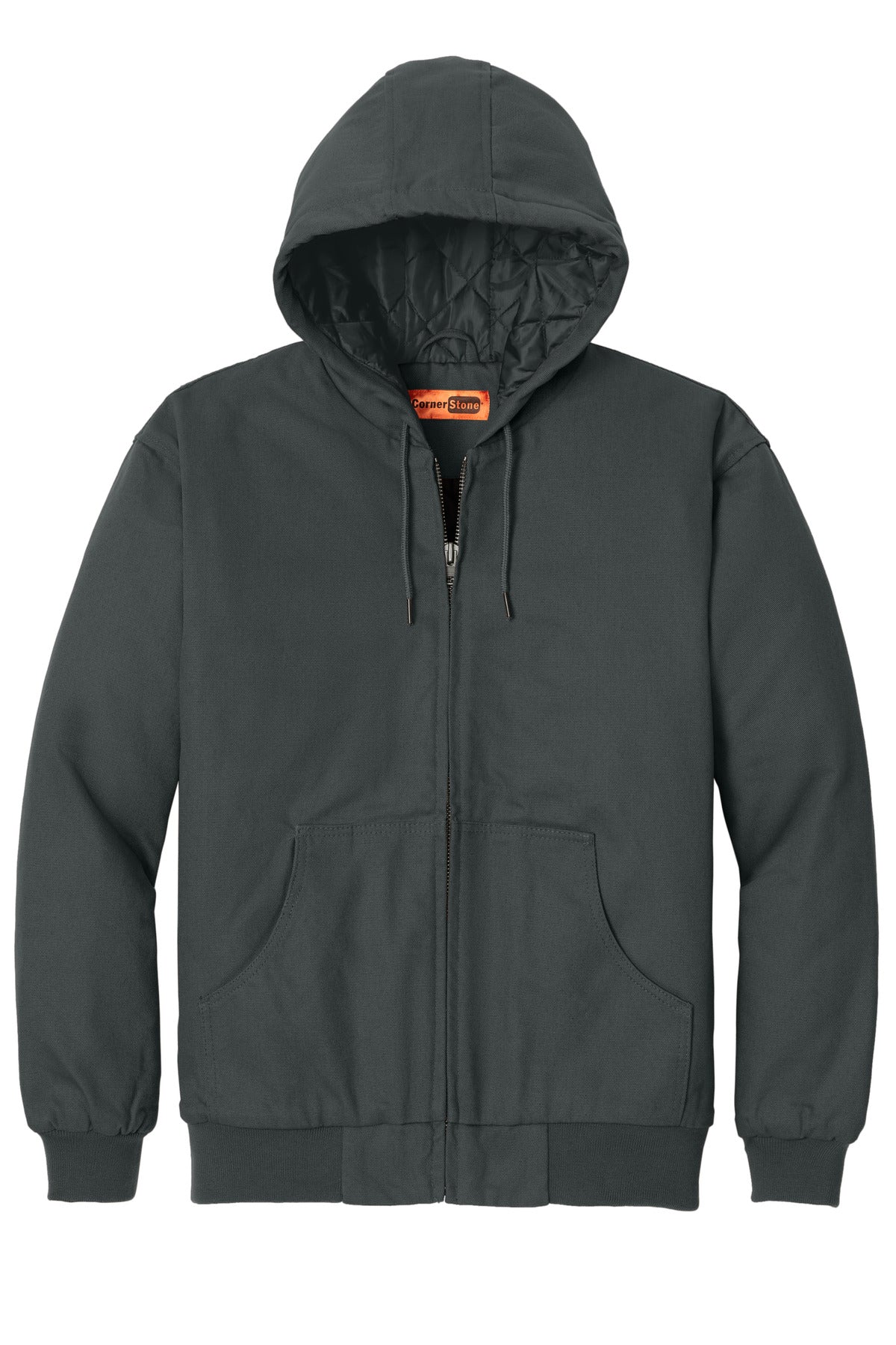CornerStone Duck Cloth Hooded Work Jacket J763H