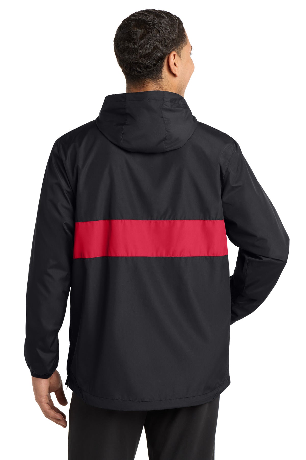 Sport-Tek Zipped Pocket Anorak JST65