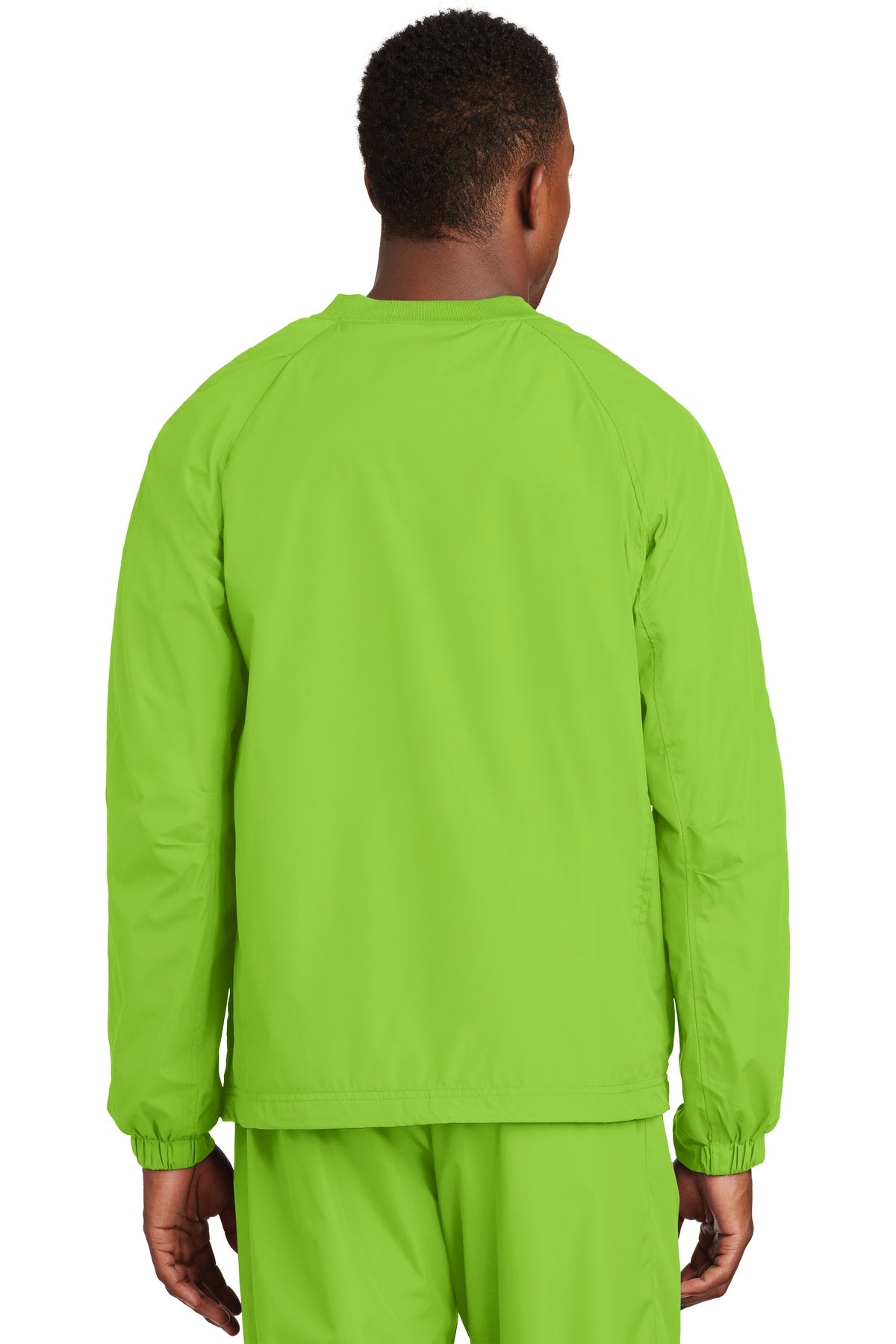 Sport-Tek V-Neck Raglan Wind Shirt JST72