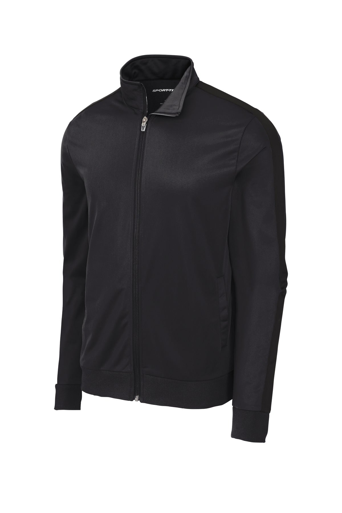 Sport-Tek Tricot Sleeve Stripe Track Jacket JST94