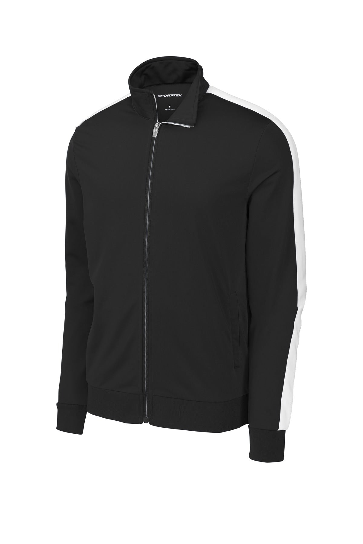 Sport-Tek Tricot Sleeve Stripe Track Jacket JST94