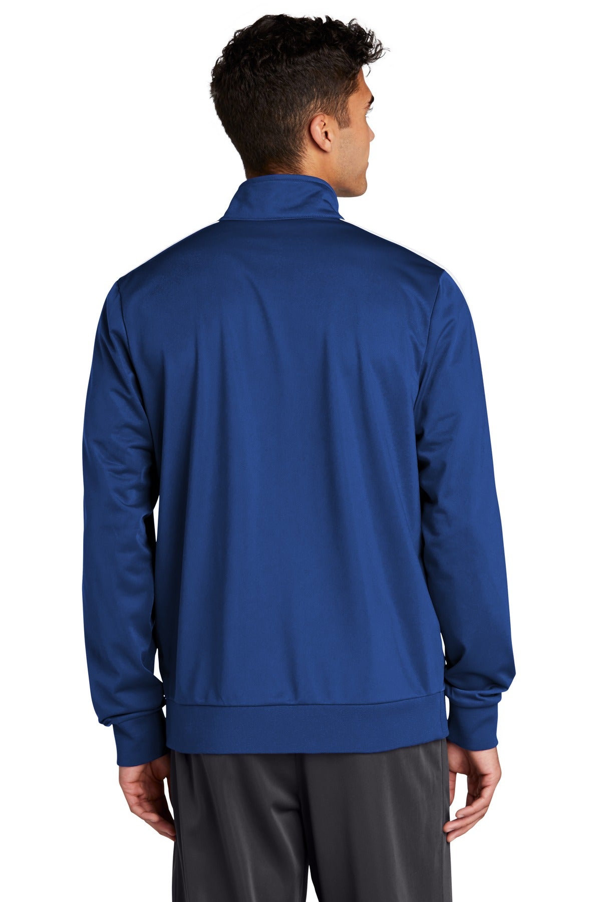Sport-Tek Tricot Sleeve Stripe Track Jacket JST94