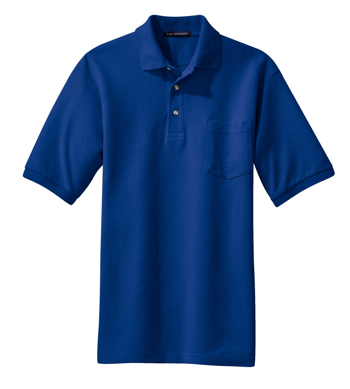 Port Authority Heavyweight Cotton Pique Polo with Pocket K420P