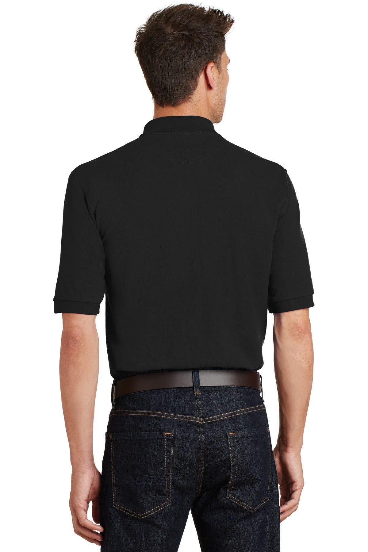 Port Authority Heavyweight Cotton Pique Polo with Pocket K420P