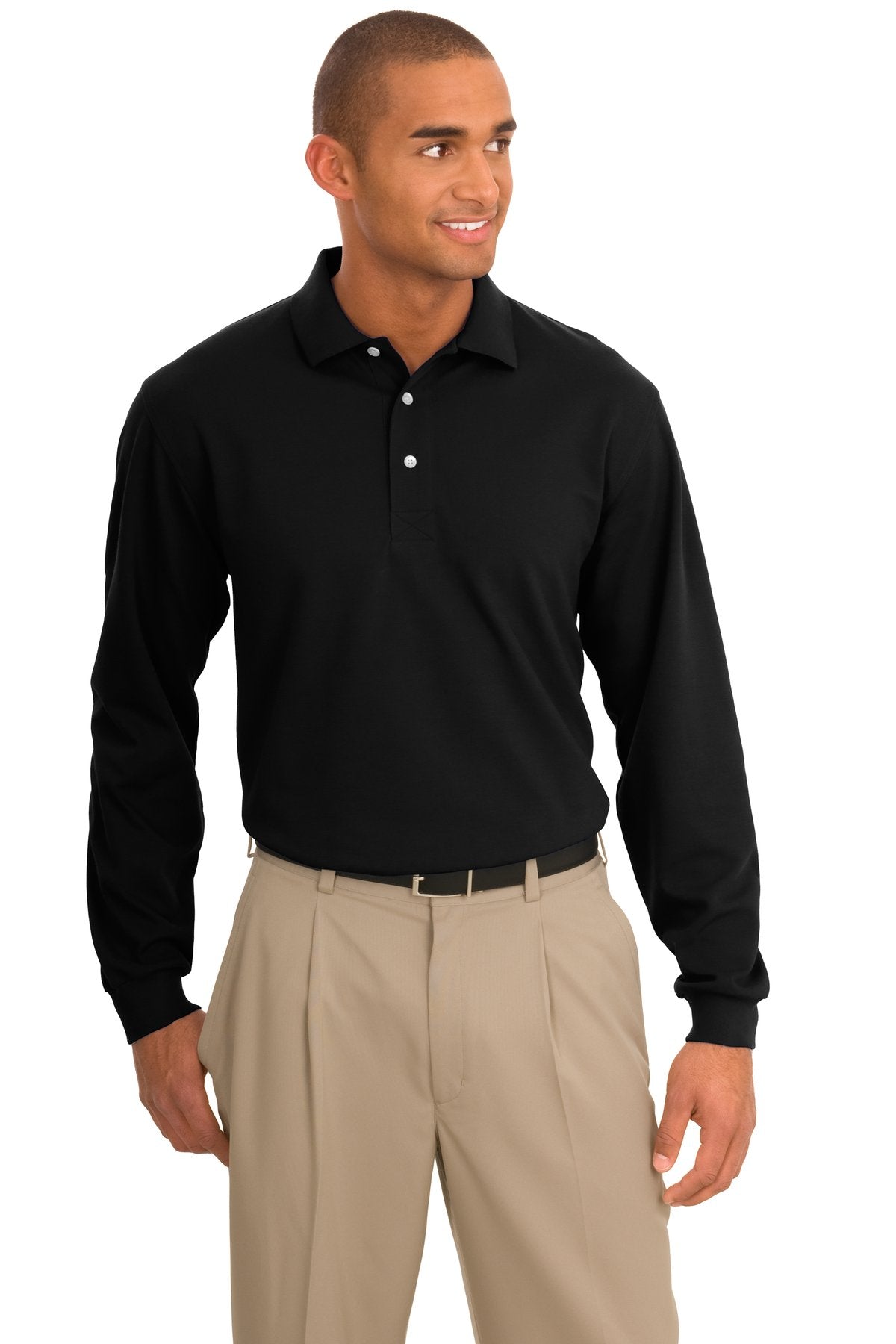 Port Authority Rapid Dry Long Sleeve Polo K455LS
