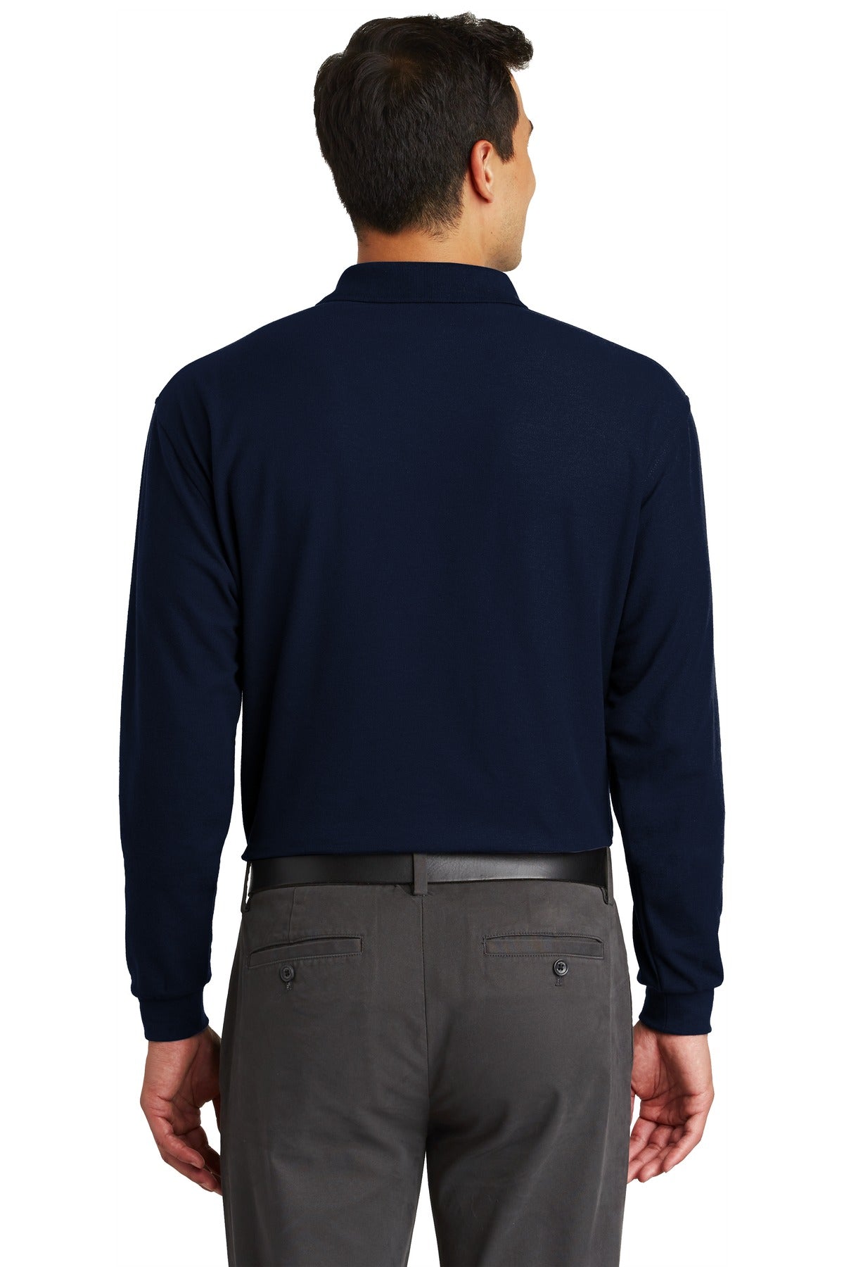 Port Authority Long Sleeve Silk Touch Polo with Pocket K500LSP
