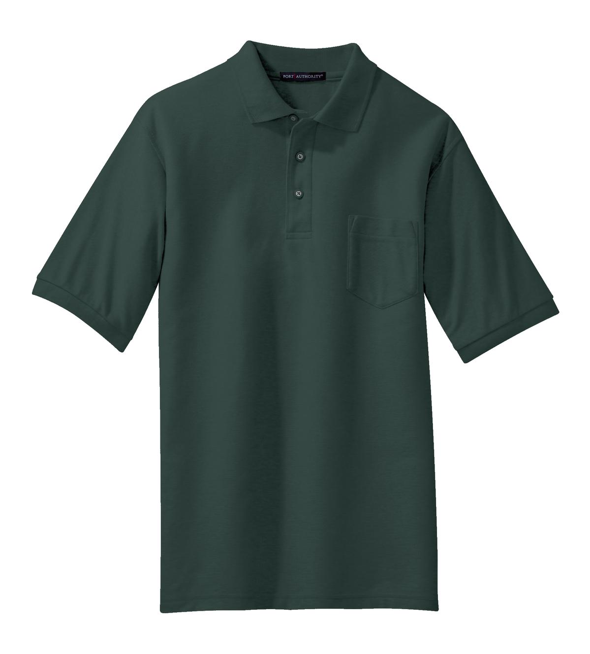 Port Authority Silk Touch Polo with Pocket K500P