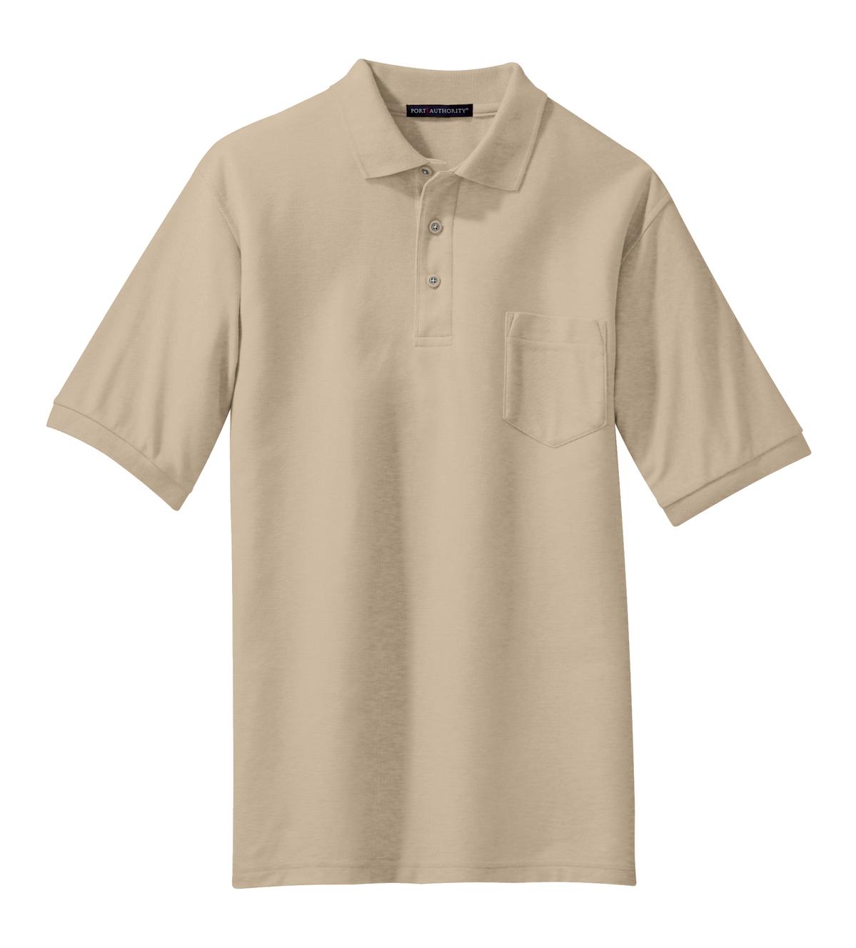 Port Authority Silk Touch Polo with Pocket K500P