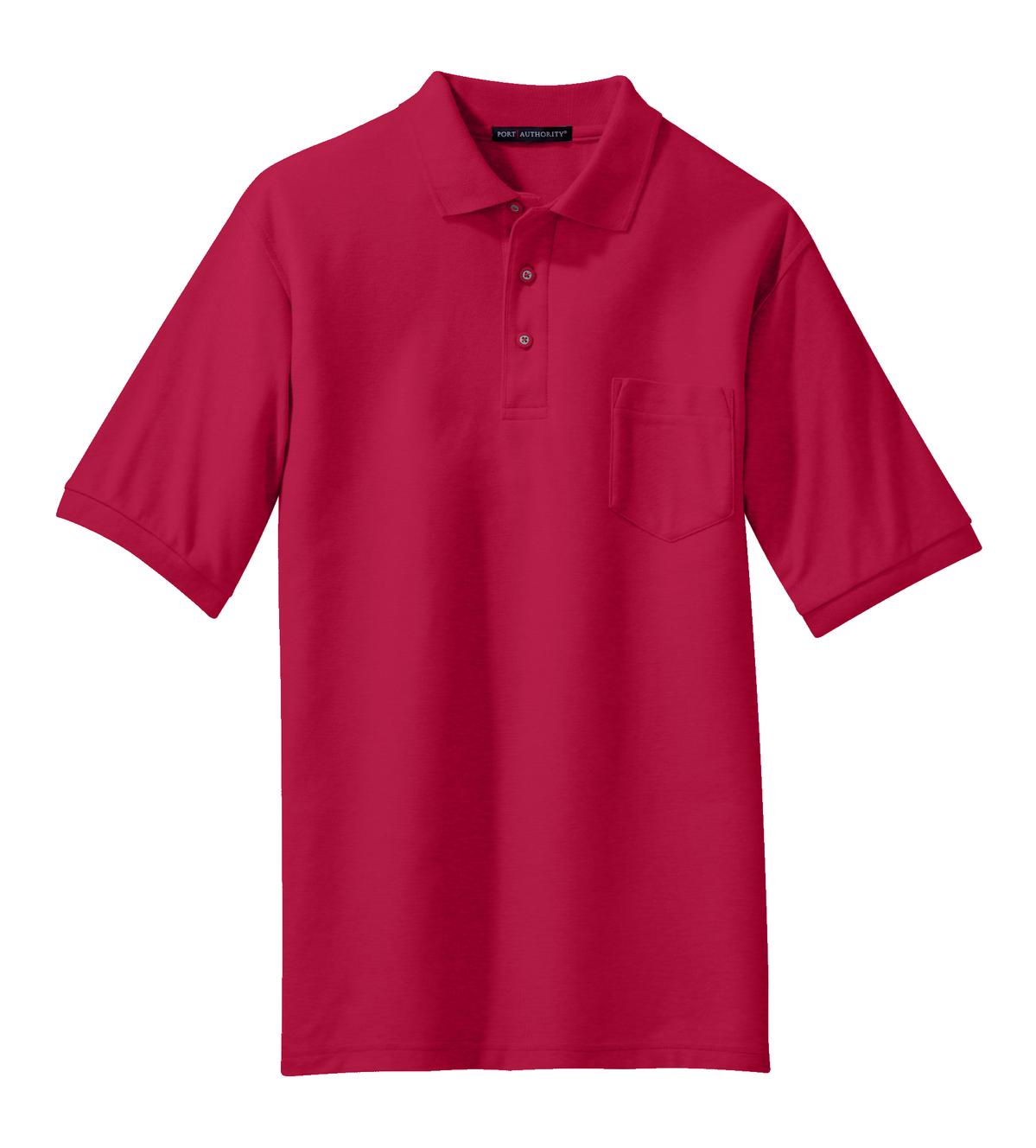 Port Authority Silk Touch Polo with Pocket K500P