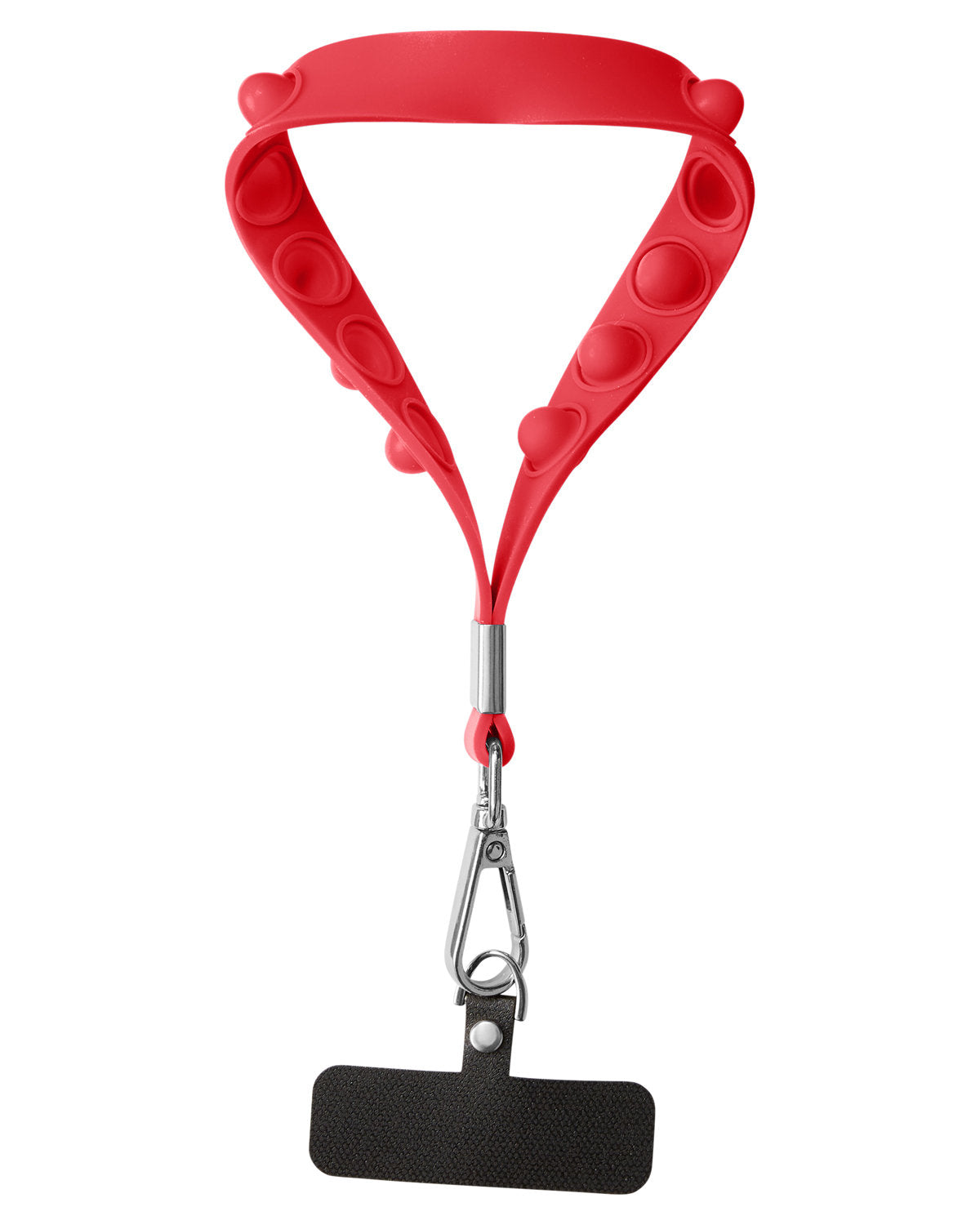 Push Pop Wrist Strap Keychain With Phone Holder - KT012