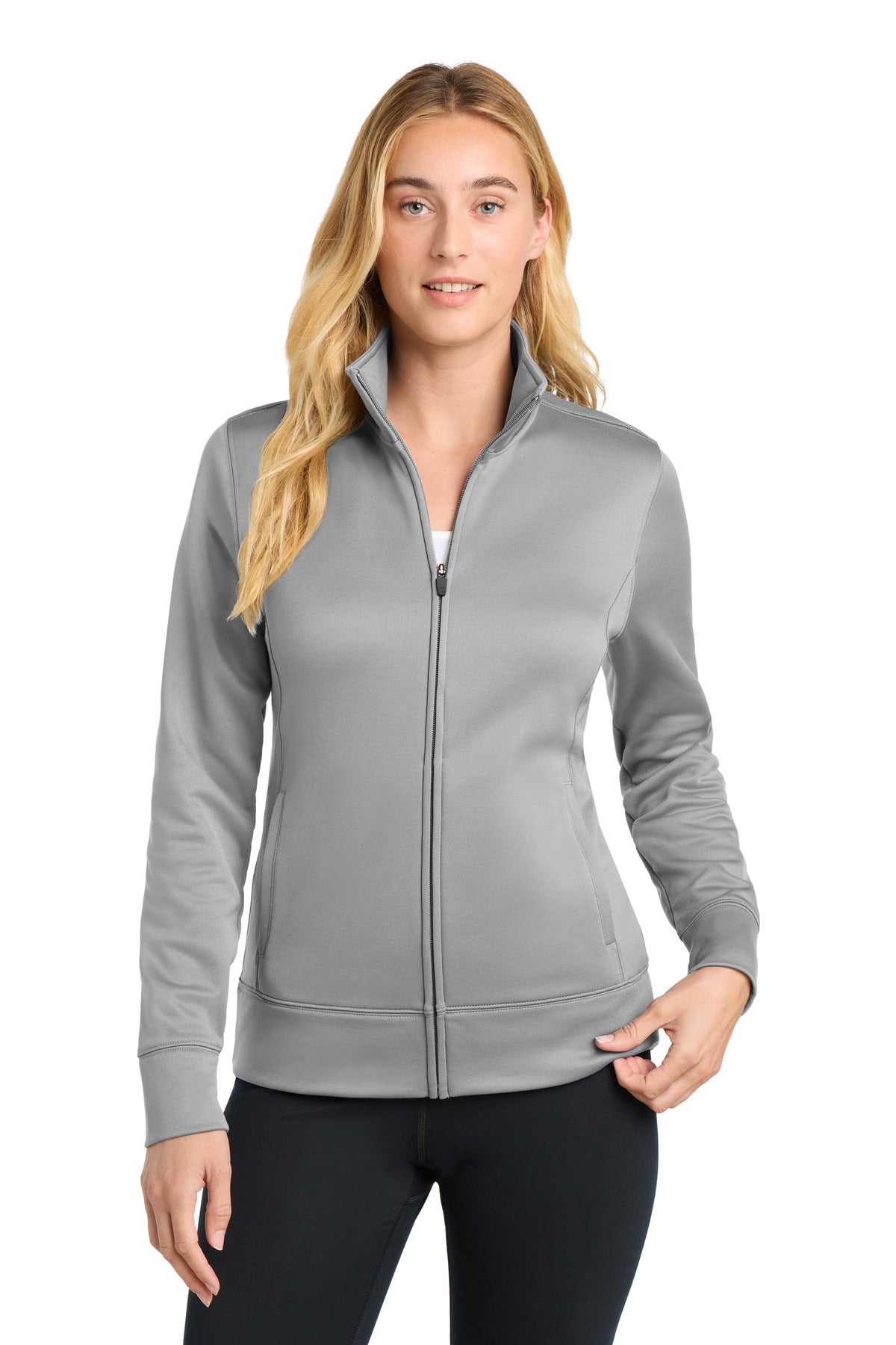 Sport-Tek Women's Sport-Wick Fleece Full-Zip Jacket LST241