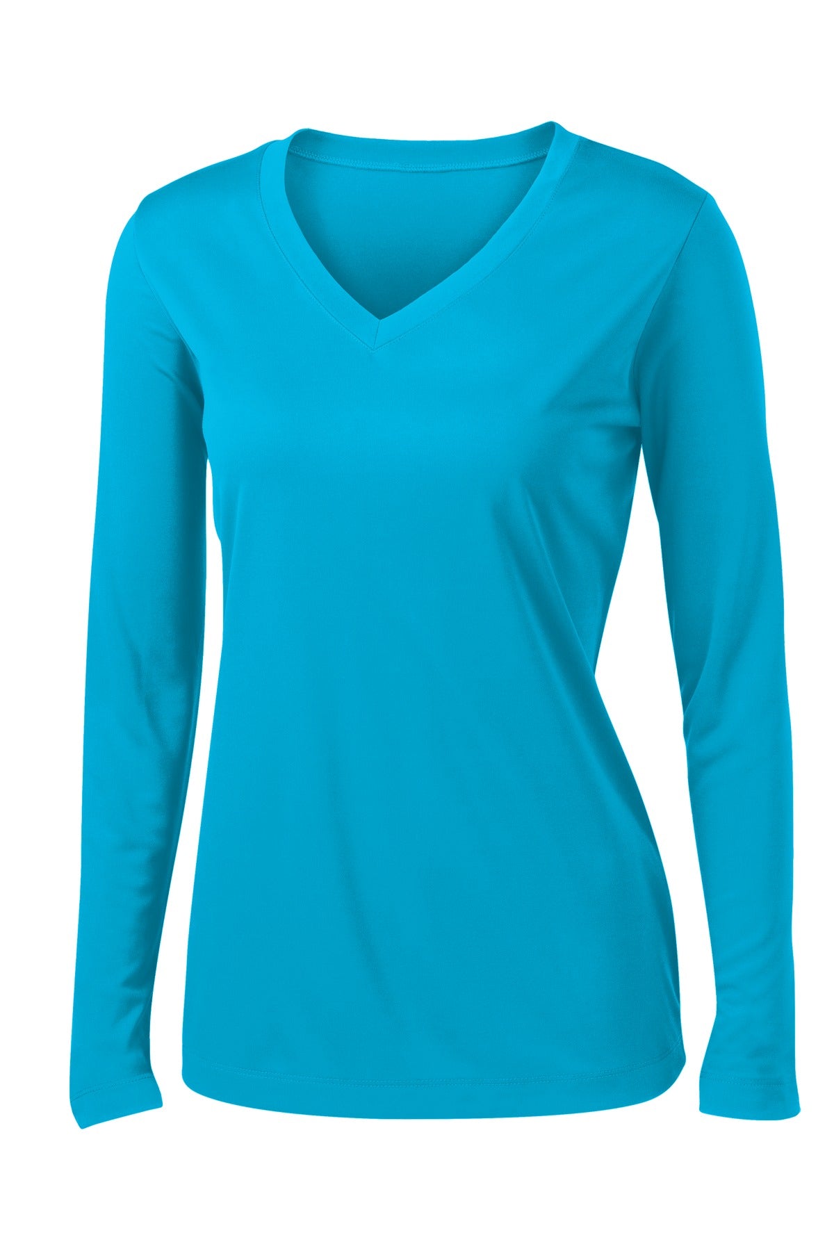 Sport-Tek Women's Long Sleeve PosiCharge Competitor V-Neck Tee LST353LS