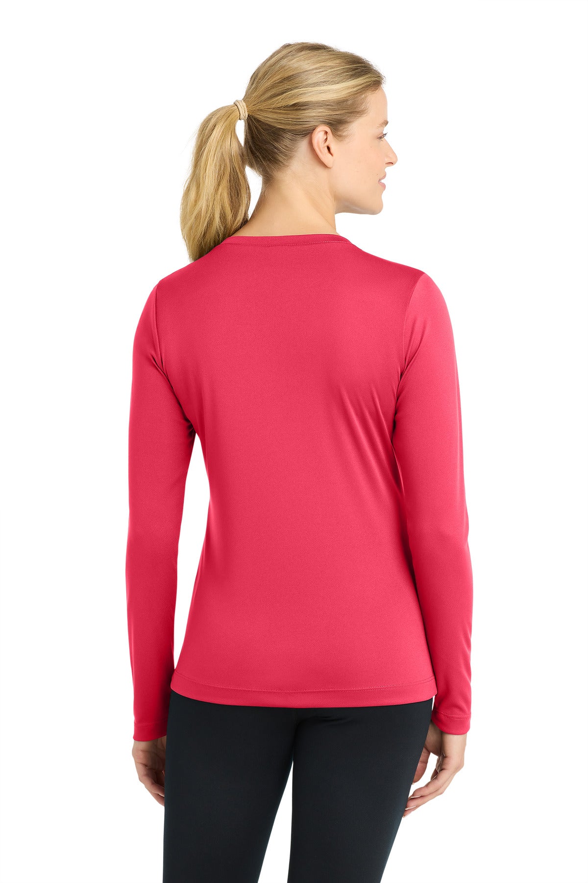Sport-Tek Women's Long Sleeve PosiCharge Competitor V-Neck Tee LST353LS