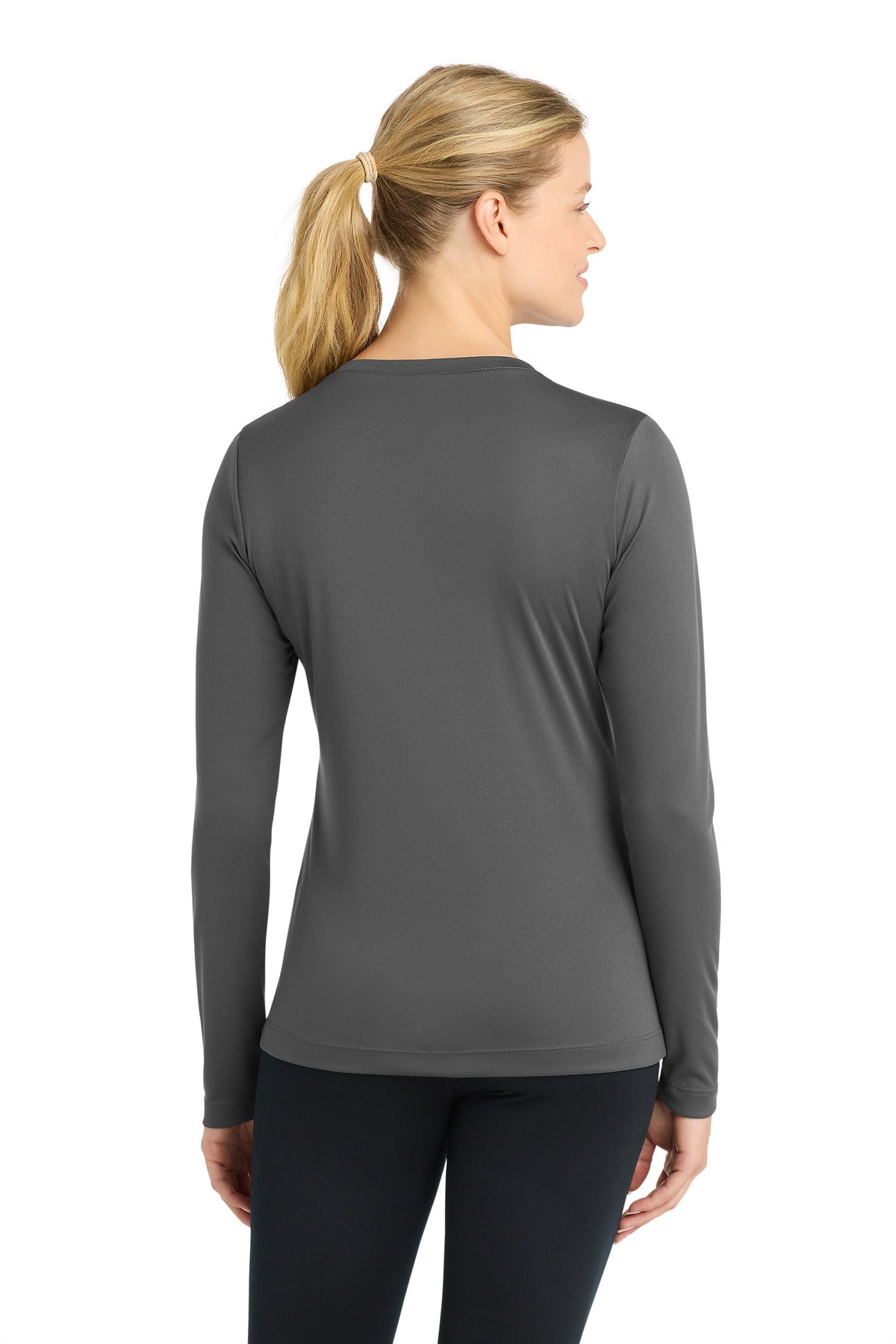 Sport-Tek Women's Long Sleeve PosiCharge Competitor V-Neck Tee LST353LS