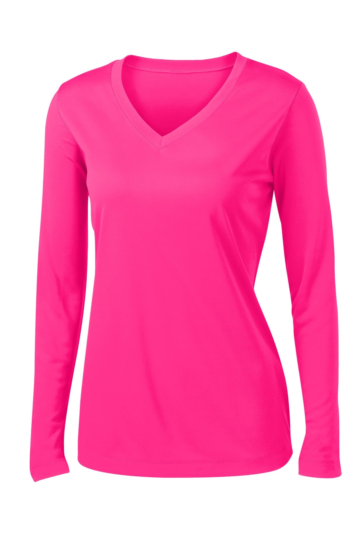 Sport-Tek Women's Long Sleeve PosiCharge Competitor V-Neck Tee LST353LS