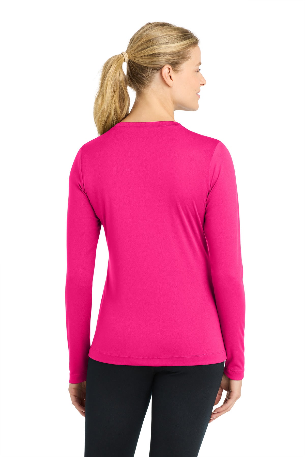 Sport-Tek Women's Long Sleeve PosiCharge Competitor V-Neck Tee LST353LS