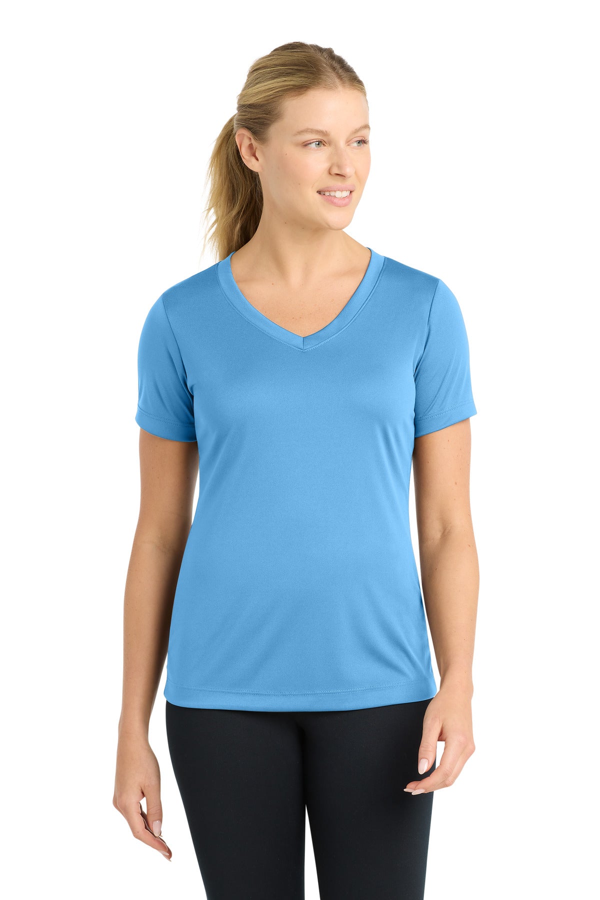 Sport-Tek Women's PosiCharge Competitor V-Neck Tee LST353