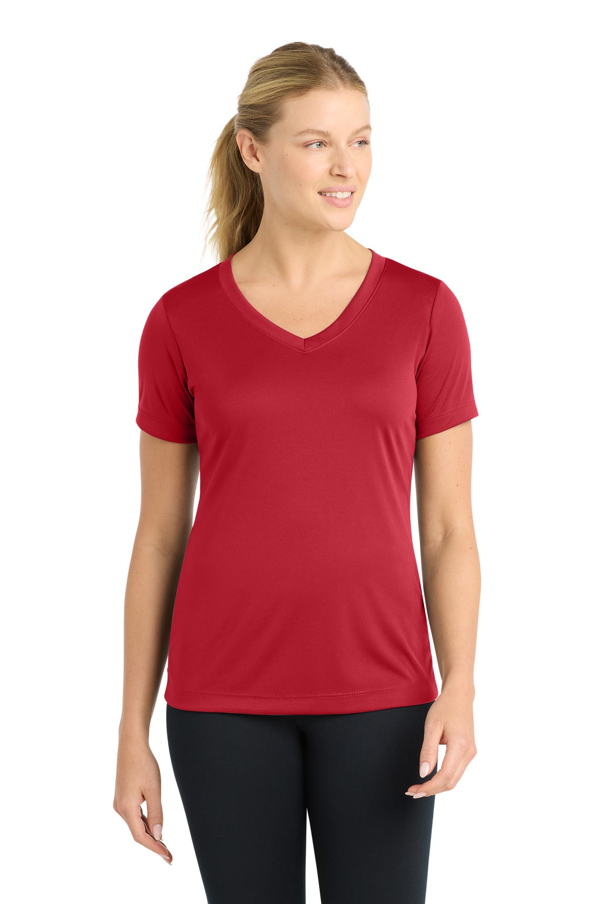 Sport-Tek Women's PosiCharge Competitor V-Neck Tee LST353