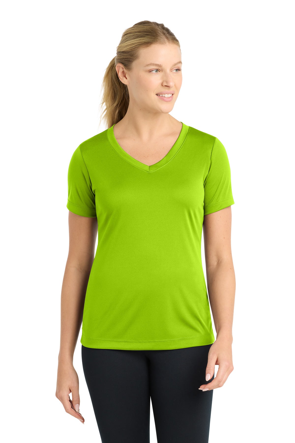 Sport-Tek Women's PosiCharge Competitor V-Neck Tee LST353