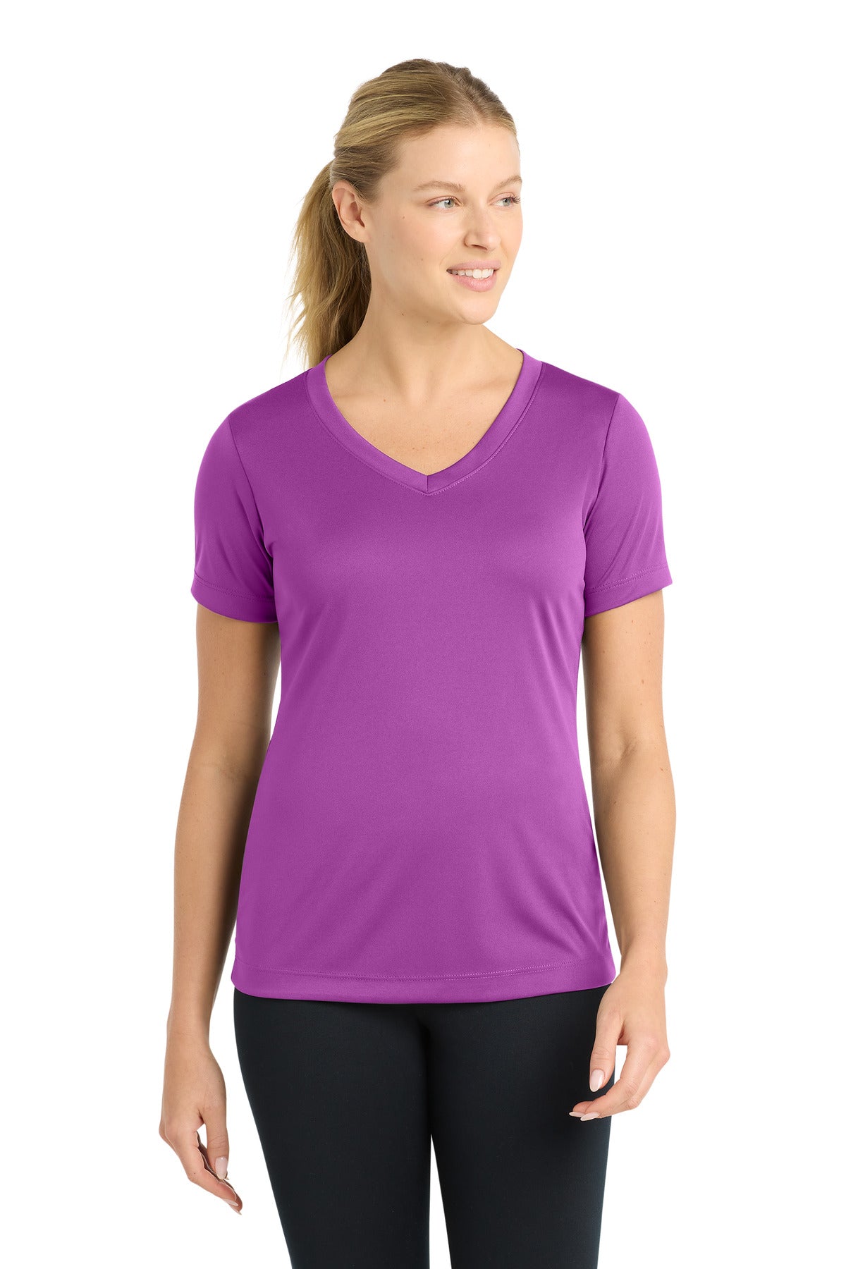 Sport-Tek Women's PosiCharge Competitor V-Neck Tee LST353