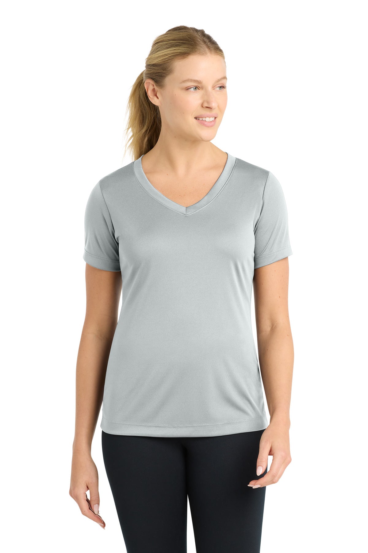 Sport-Tek Women's PosiCharge Competitor V-Neck Tee LST353