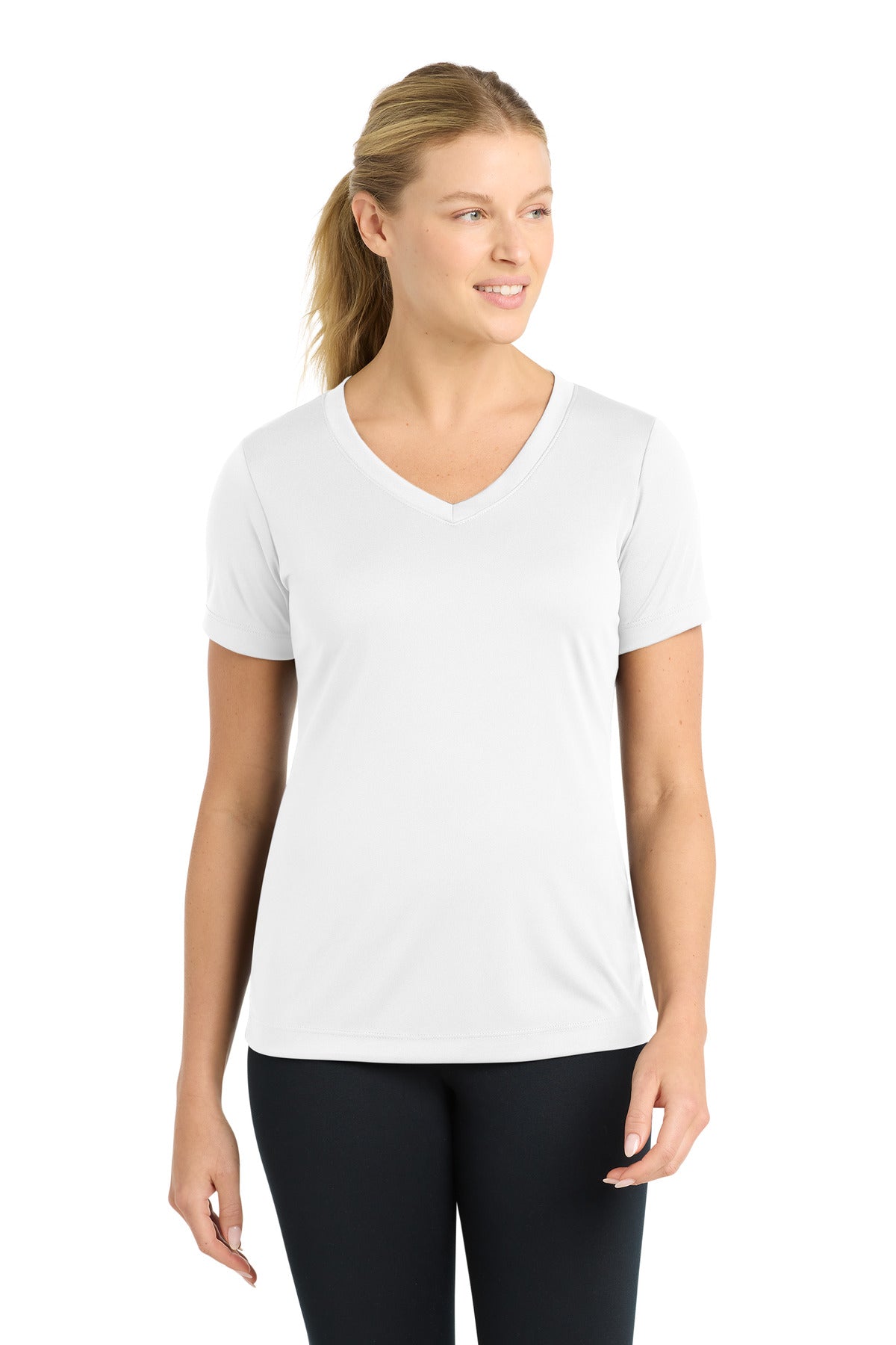 Sport-Tek Women's PosiCharge Competitor V-Neck Tee LST353