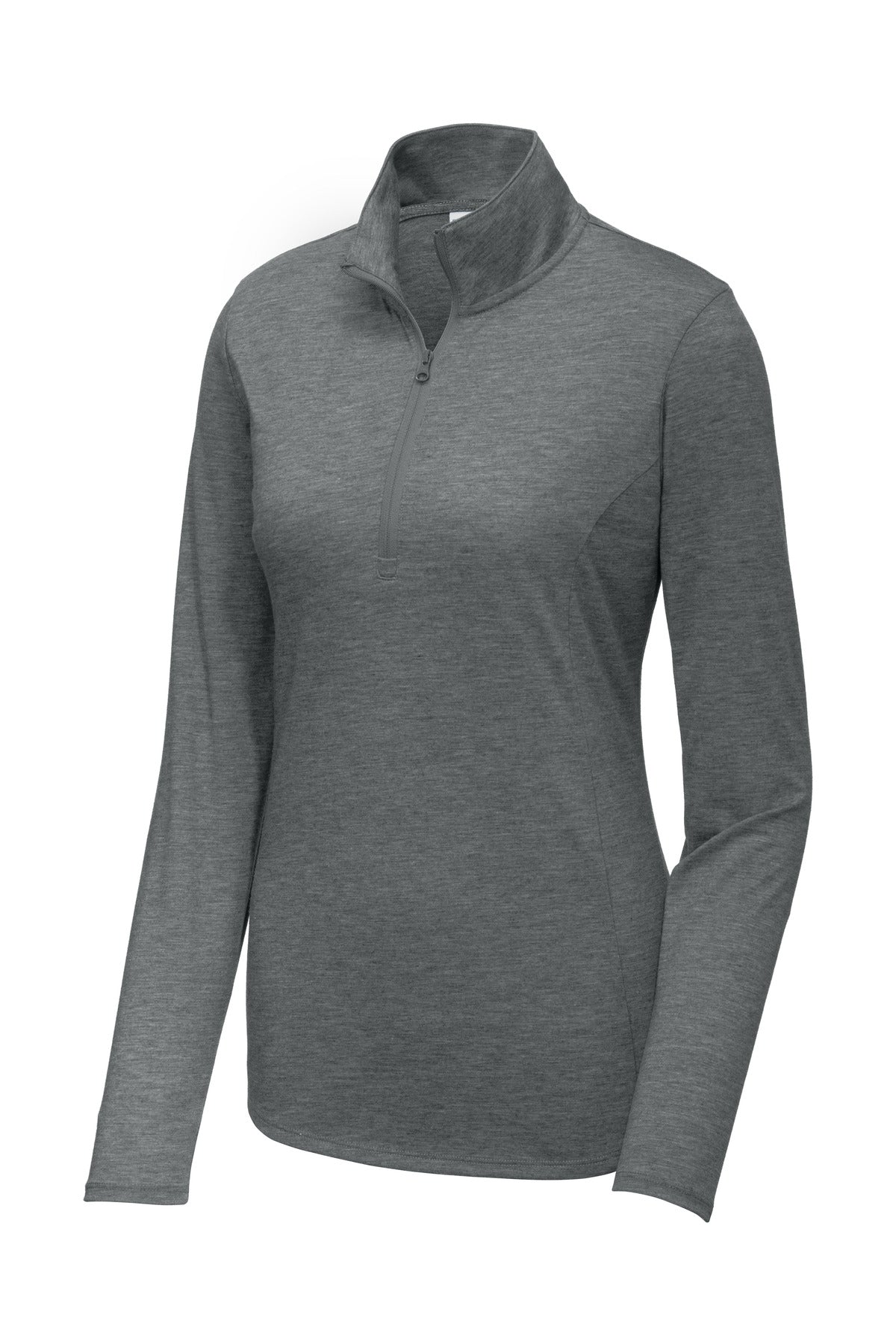 Sport-Tek Women's PosiCharge Tri-Blend Wicking 1/4-Zip Pullover LST407