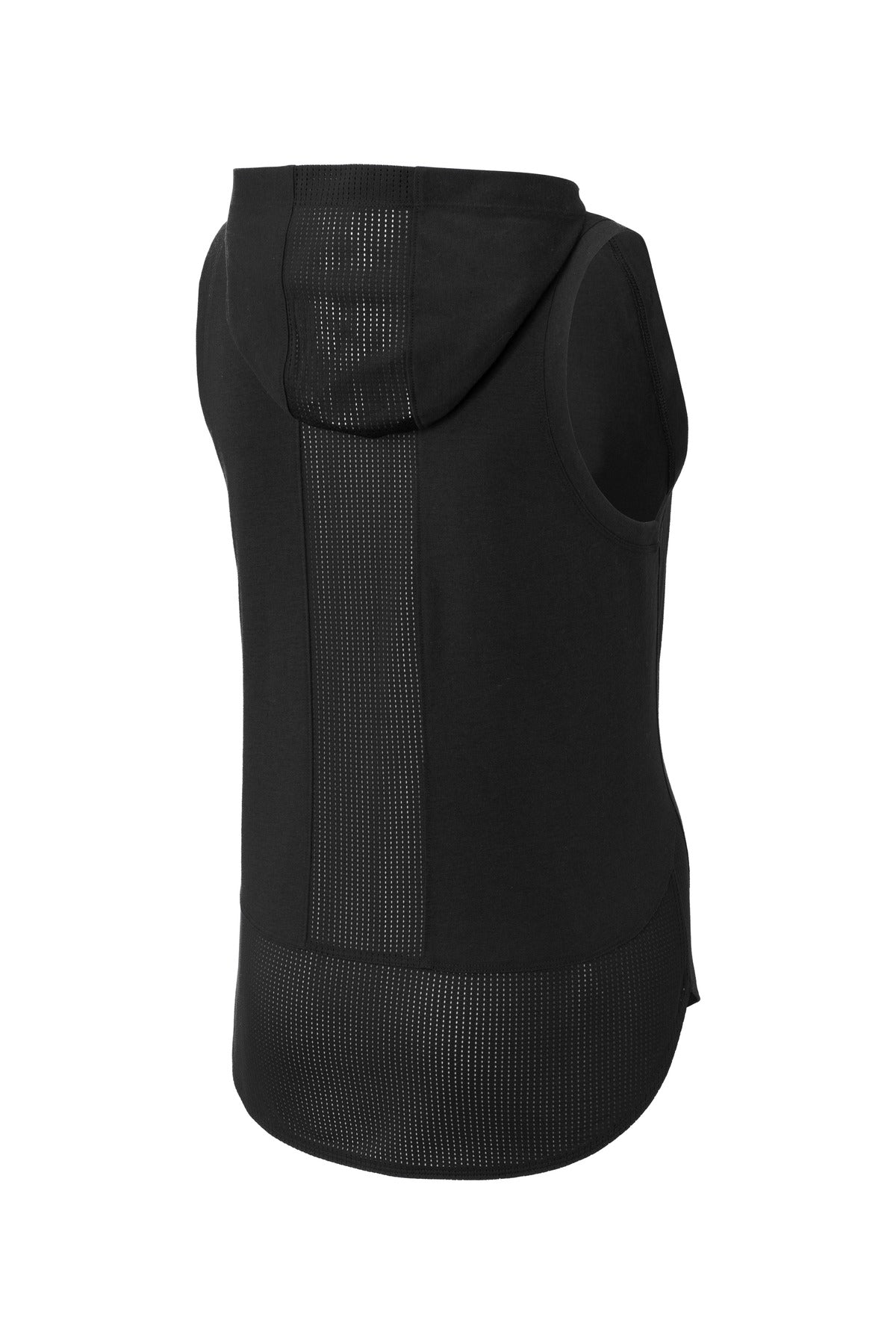 Sport-Tek Women's PosiCharge Tri-Blend Wicking Draft Hoodie Tank LST410