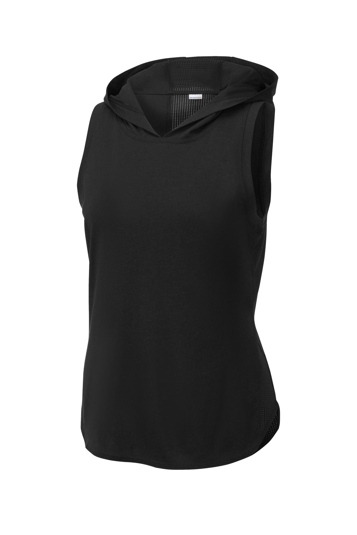 Sport-Tek Women's PosiCharge Tri-Blend Wicking Draft Hoodie Tank LST410