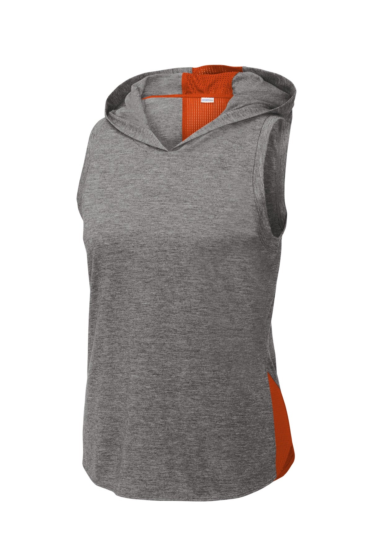 Sport-Tek Women's PosiCharge Tri-Blend Wicking Draft Hoodie Tank LST410
