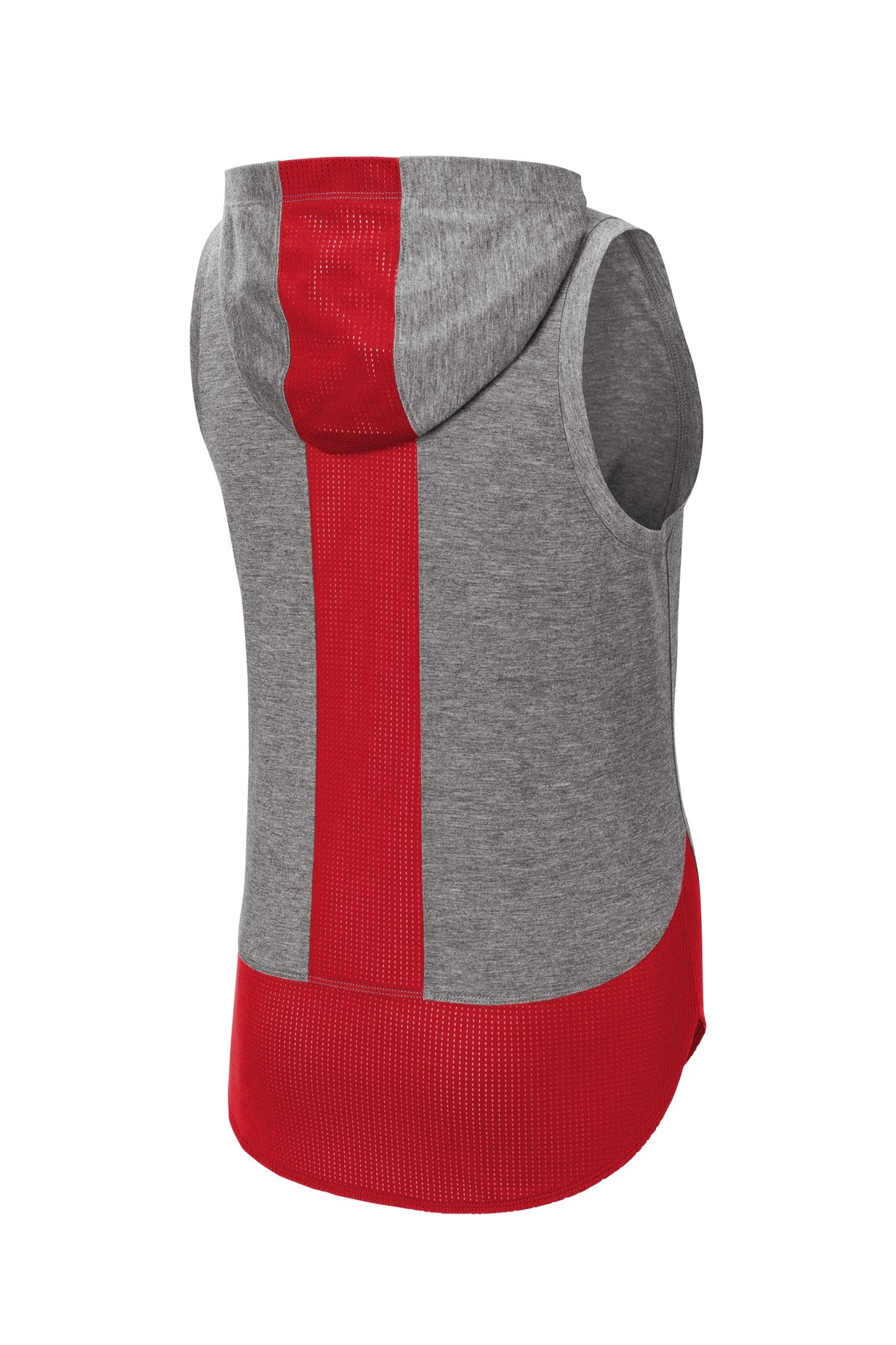 Sport-Tek Women's PosiCharge Tri-Blend Wicking Draft Hoodie Tank LST410