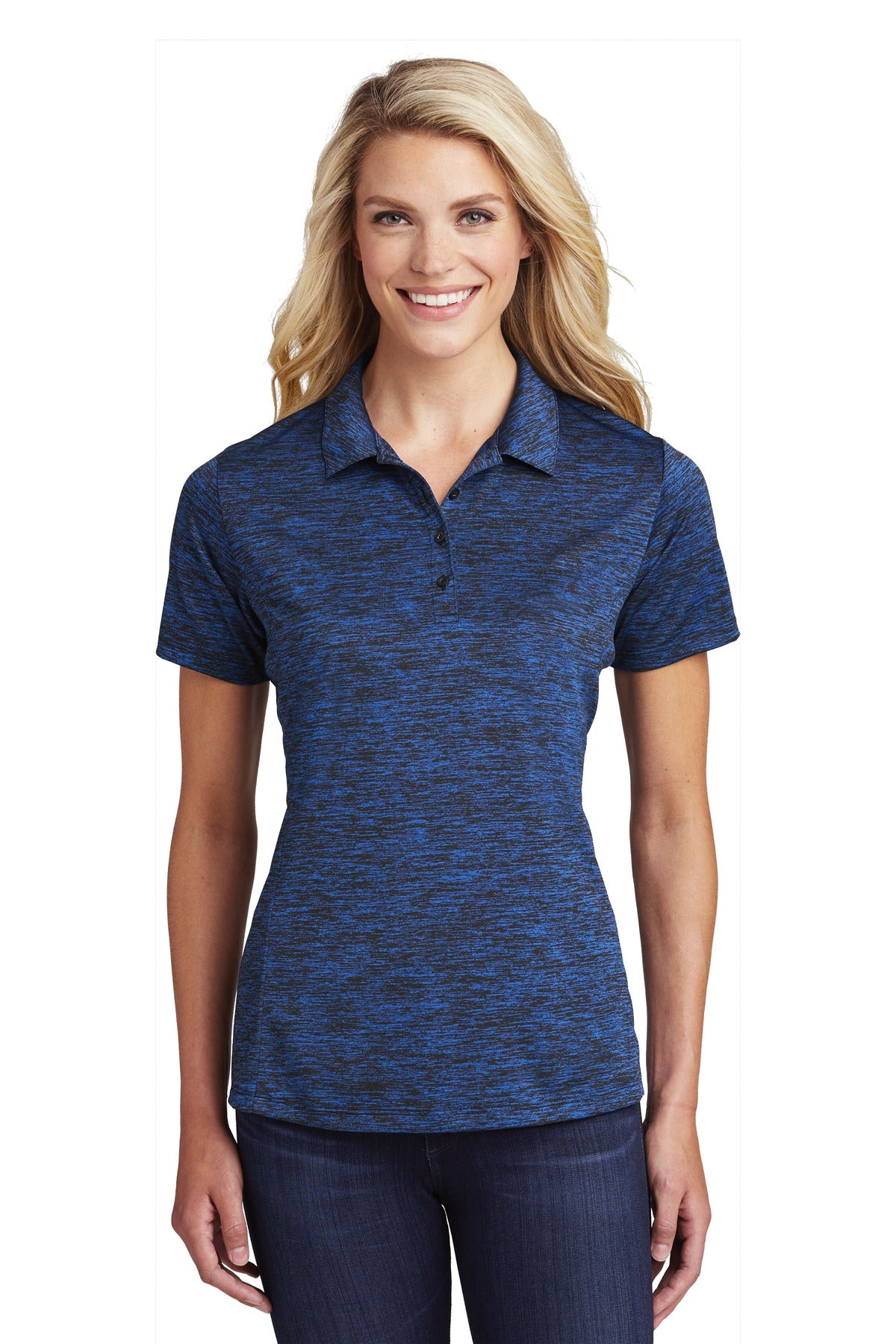 Sport-Tek Women's PosiCharge Electric Heather Polo LST590