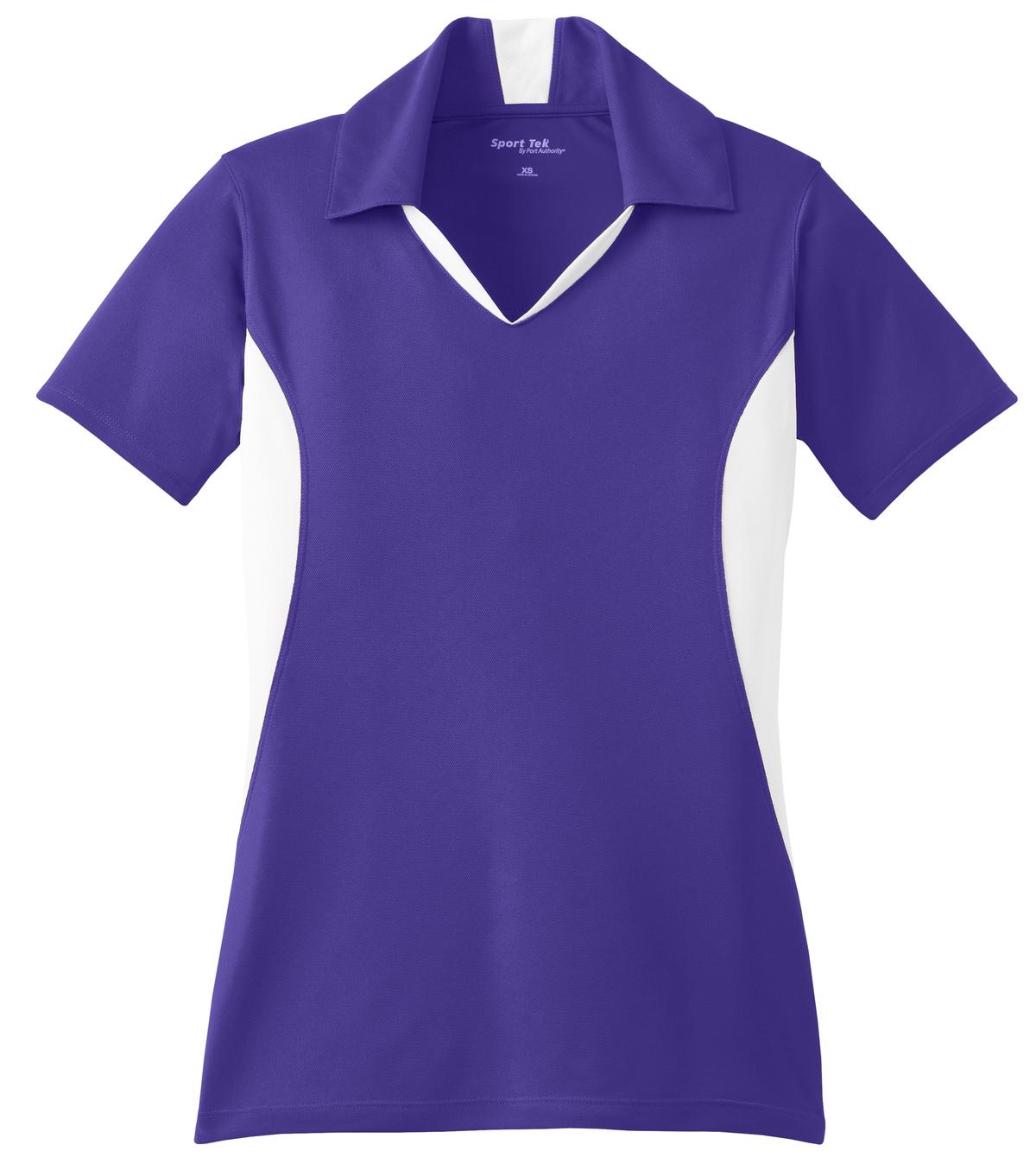 Sport-Tek Women's Side Blocked Micropique Sport-Wick Polo LST655