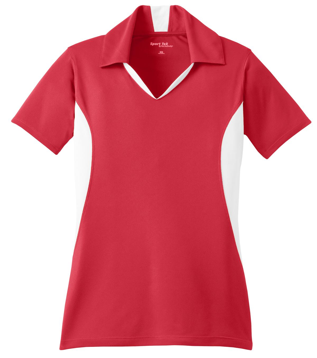 Sport-Tek Women's Side Blocked Micropique Sport-Wick Polo LST655